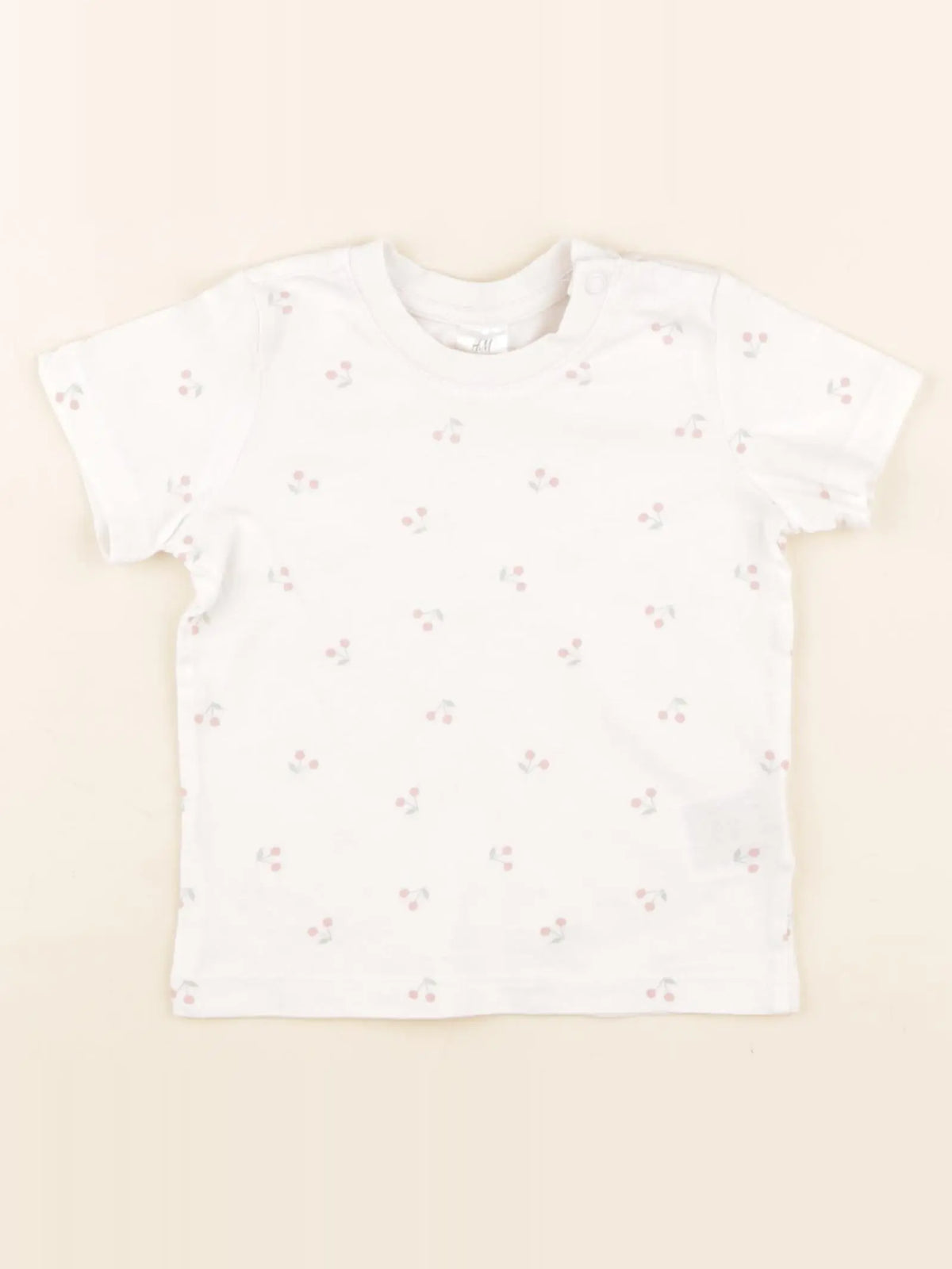 H&M - tee-shirt blanc - 6/9 mois