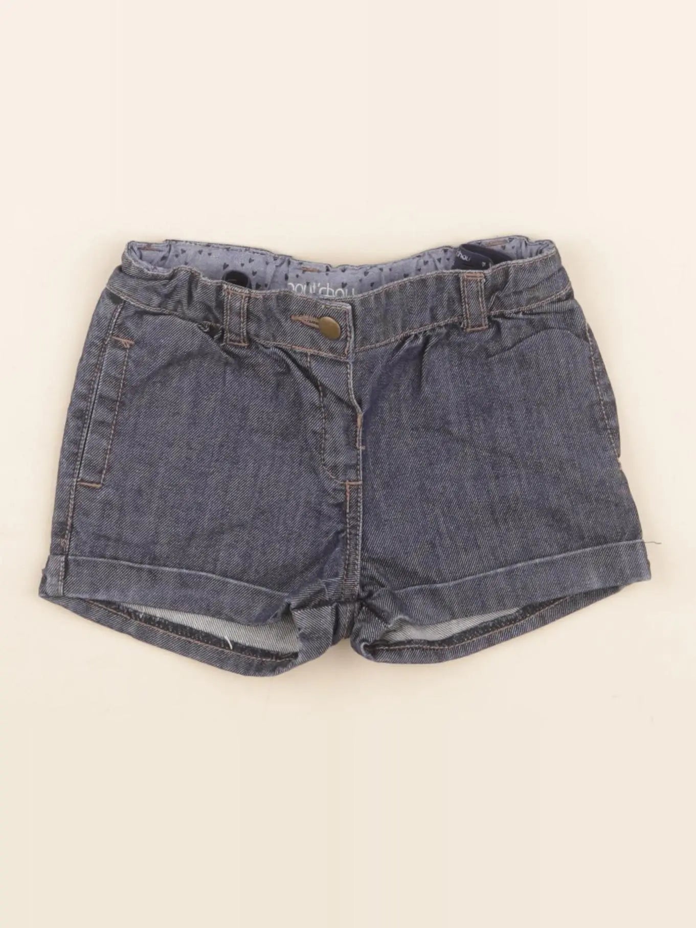 Boutchou - short bleu - 9 mois
