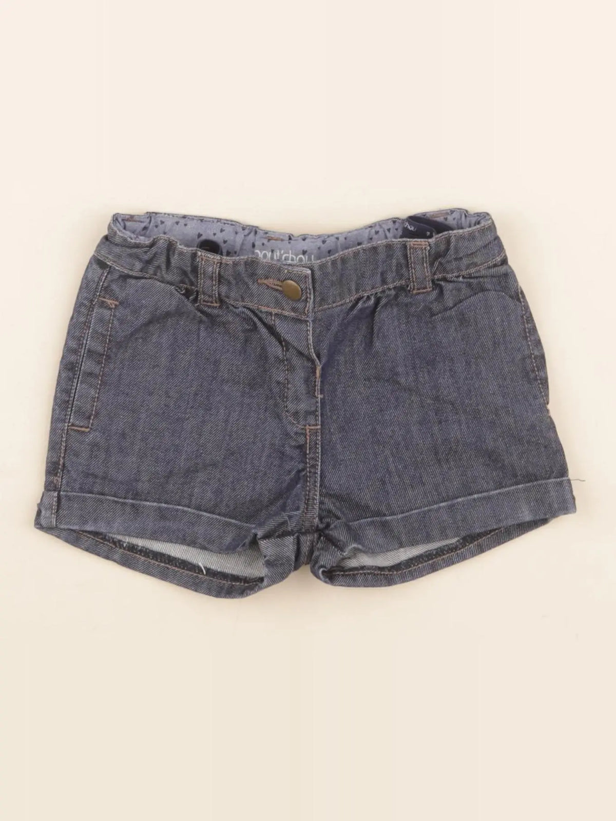 Boutchou - short bleu - 9 mois