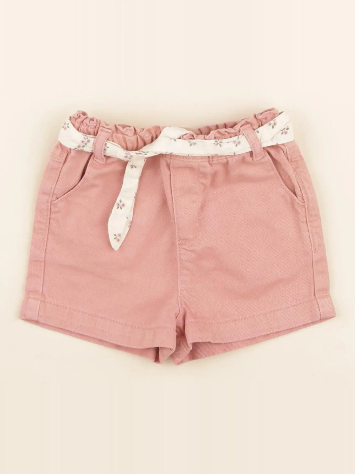 Vertbaudet - short rose - 6 mois
