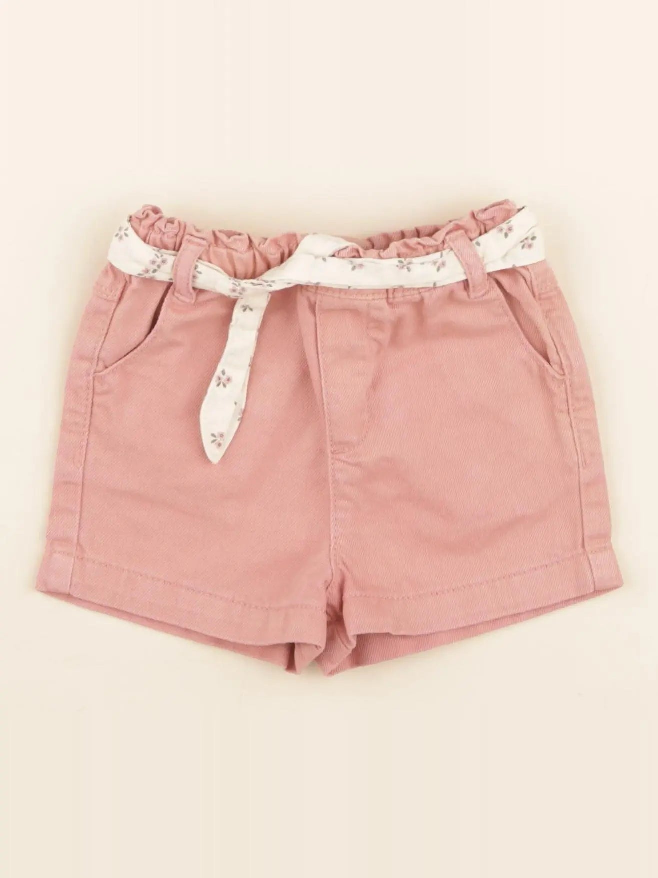 Vertbaudet - short rose - 6 mois