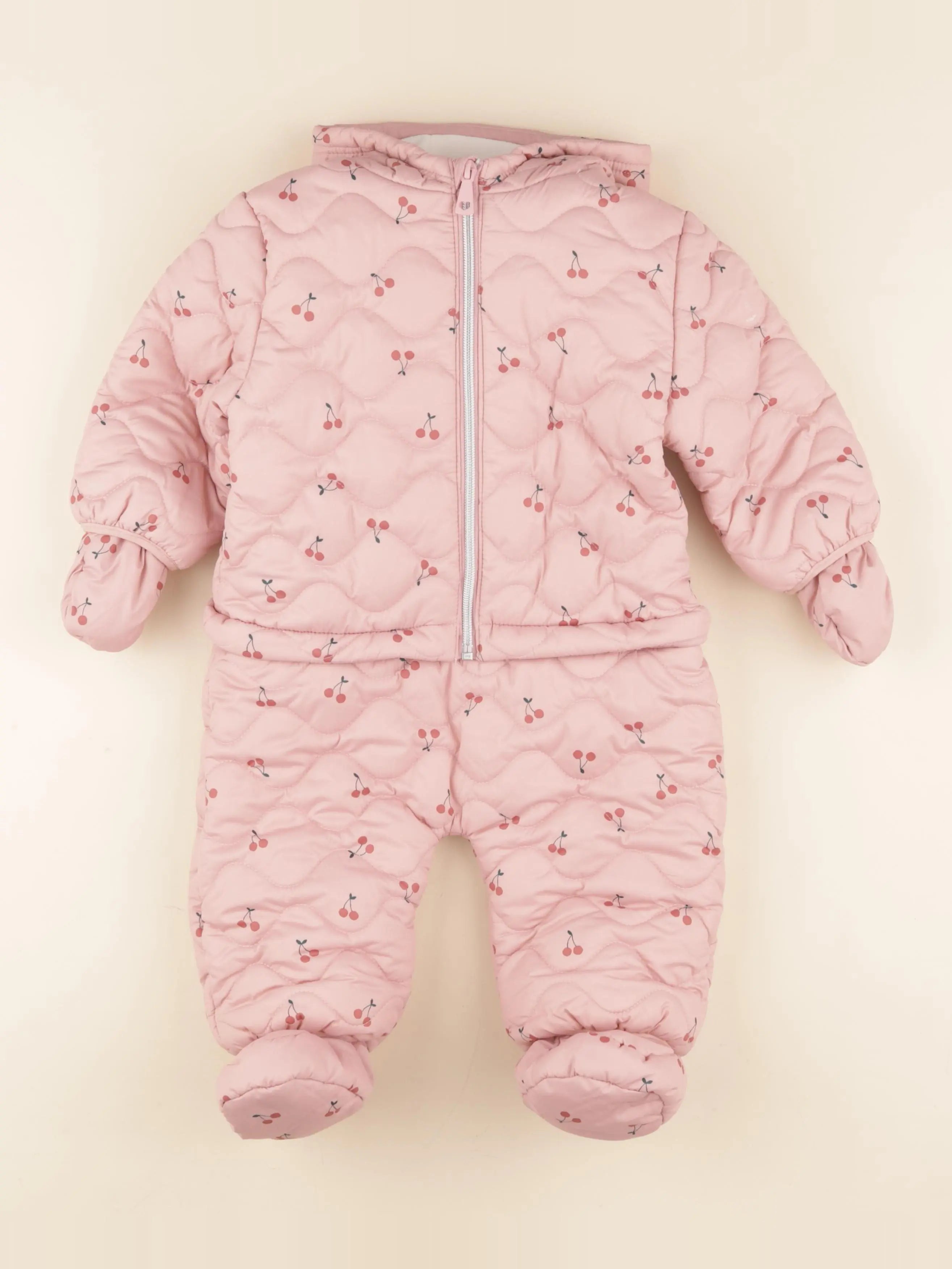 Vertbaudet - combi-pilote rose - 18 mois