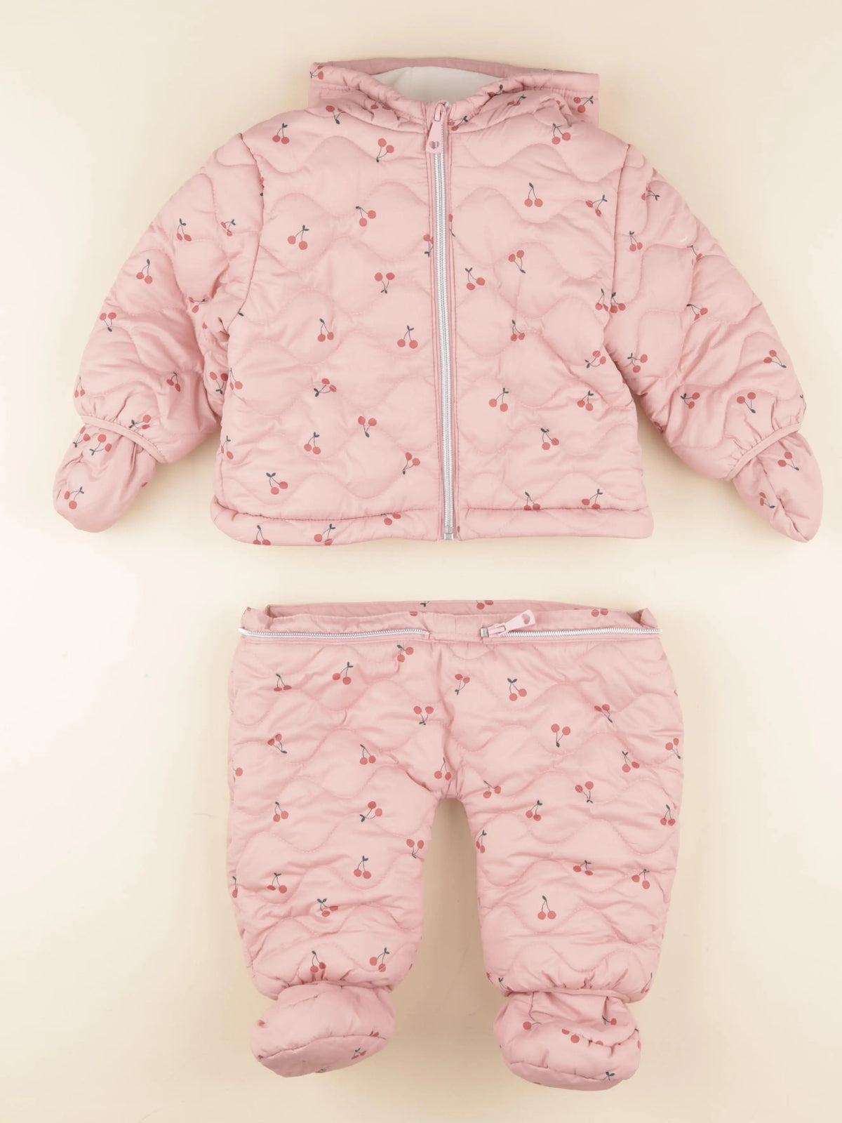 Vertbaudet - combi-pilote rose - 18 mois