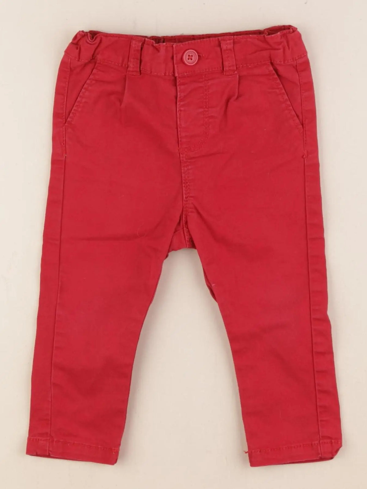 Tape à l'oeil - pantalon rouge - 18 mois