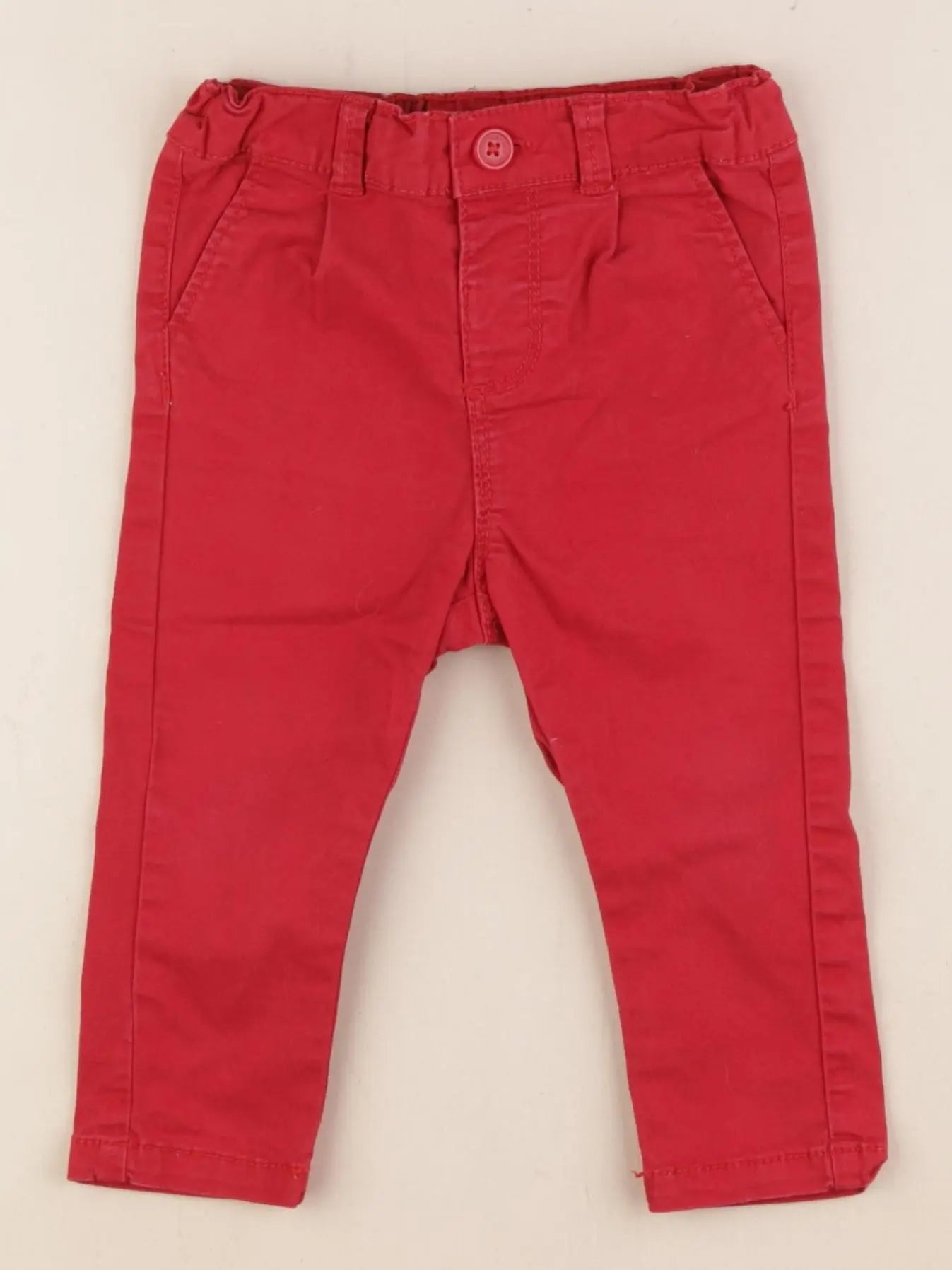 Tape à l'oeil - pantalon rouge - 18 mois