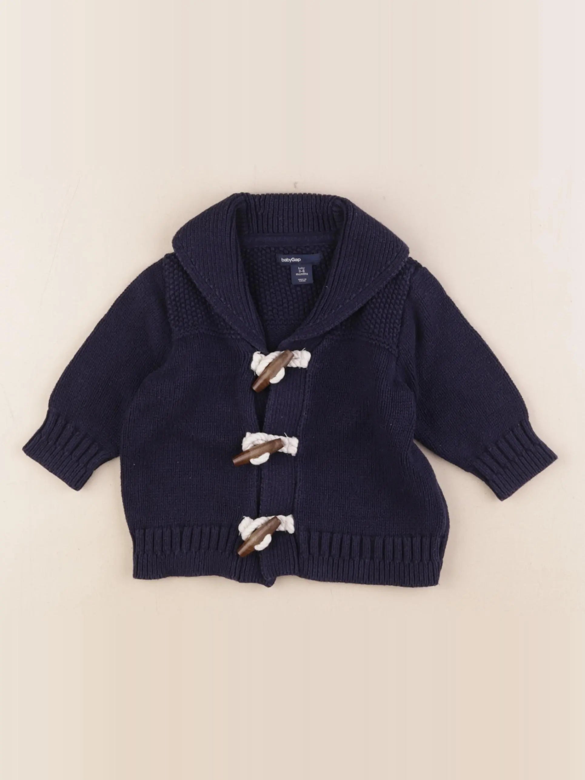 GAP - gilet bleu - 3/6 mois