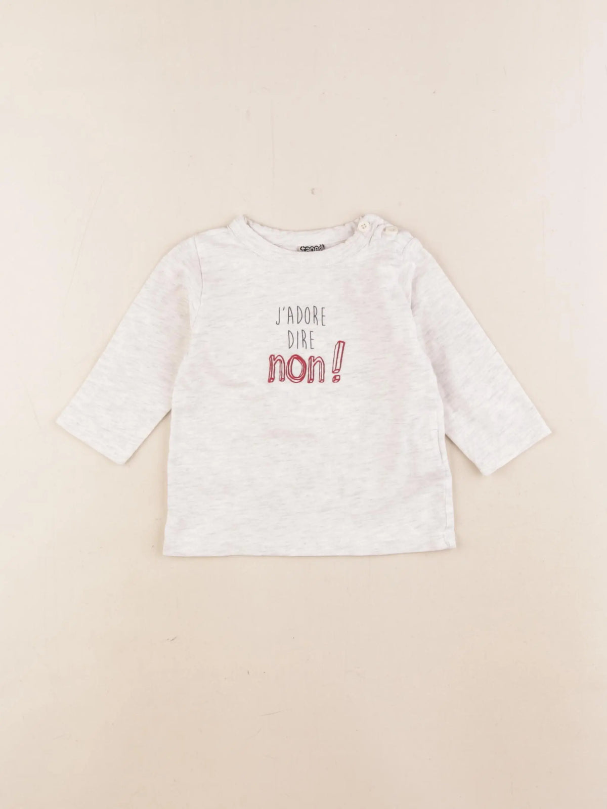 Tape à l'oeil - tee-shirt beige - 9 mois