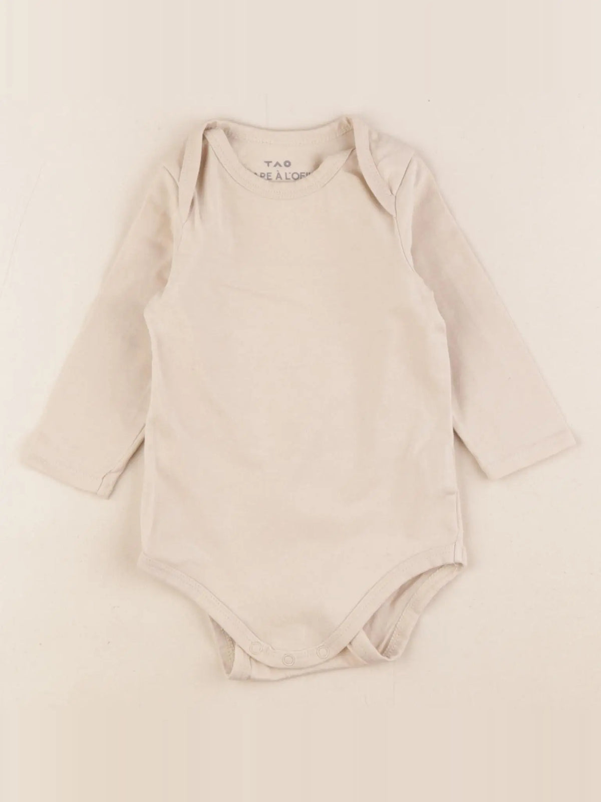 Tape à l'oeil - body beige - 9 mois