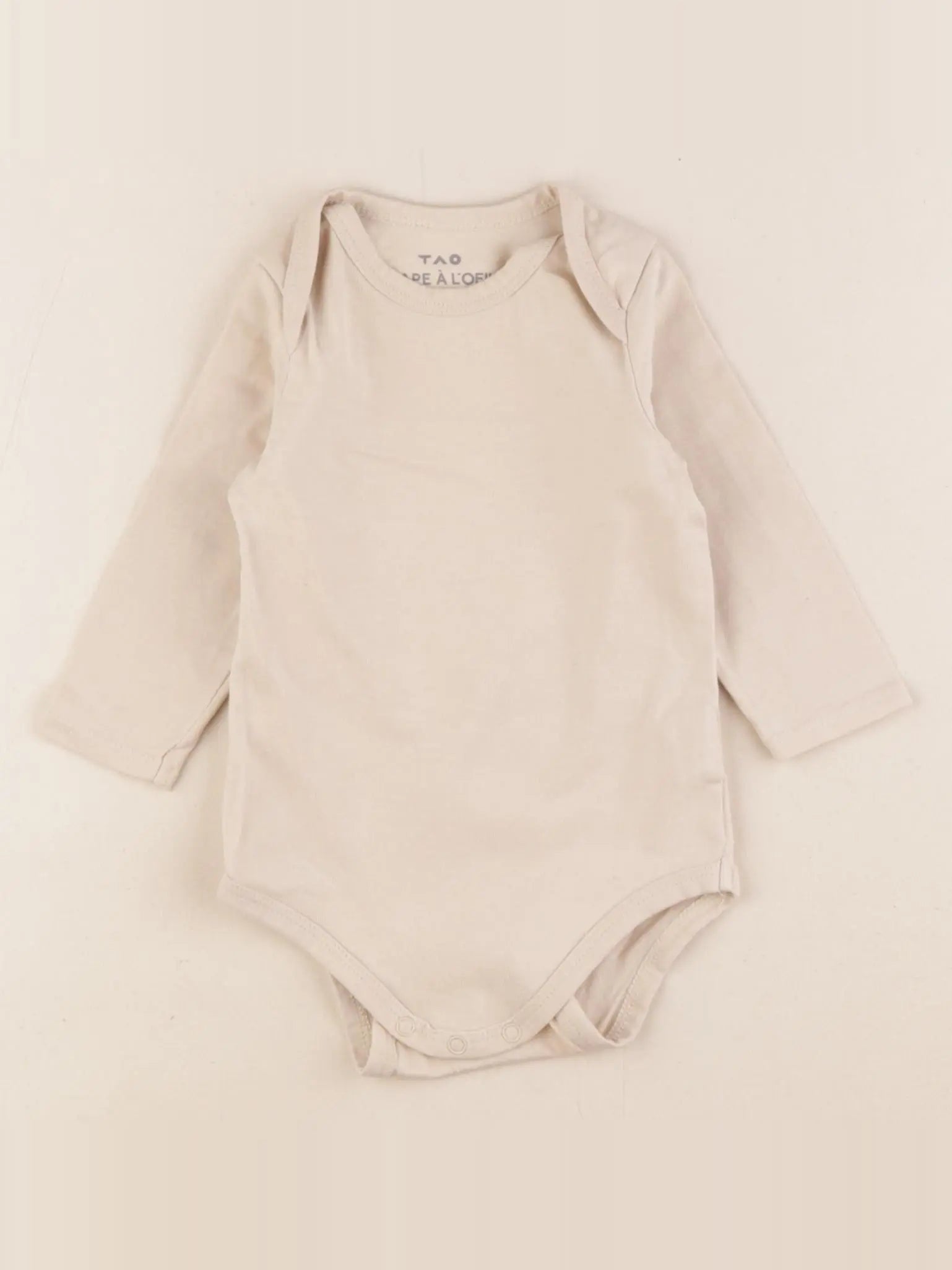 Tape à l'oeil - body beige - 9 mois