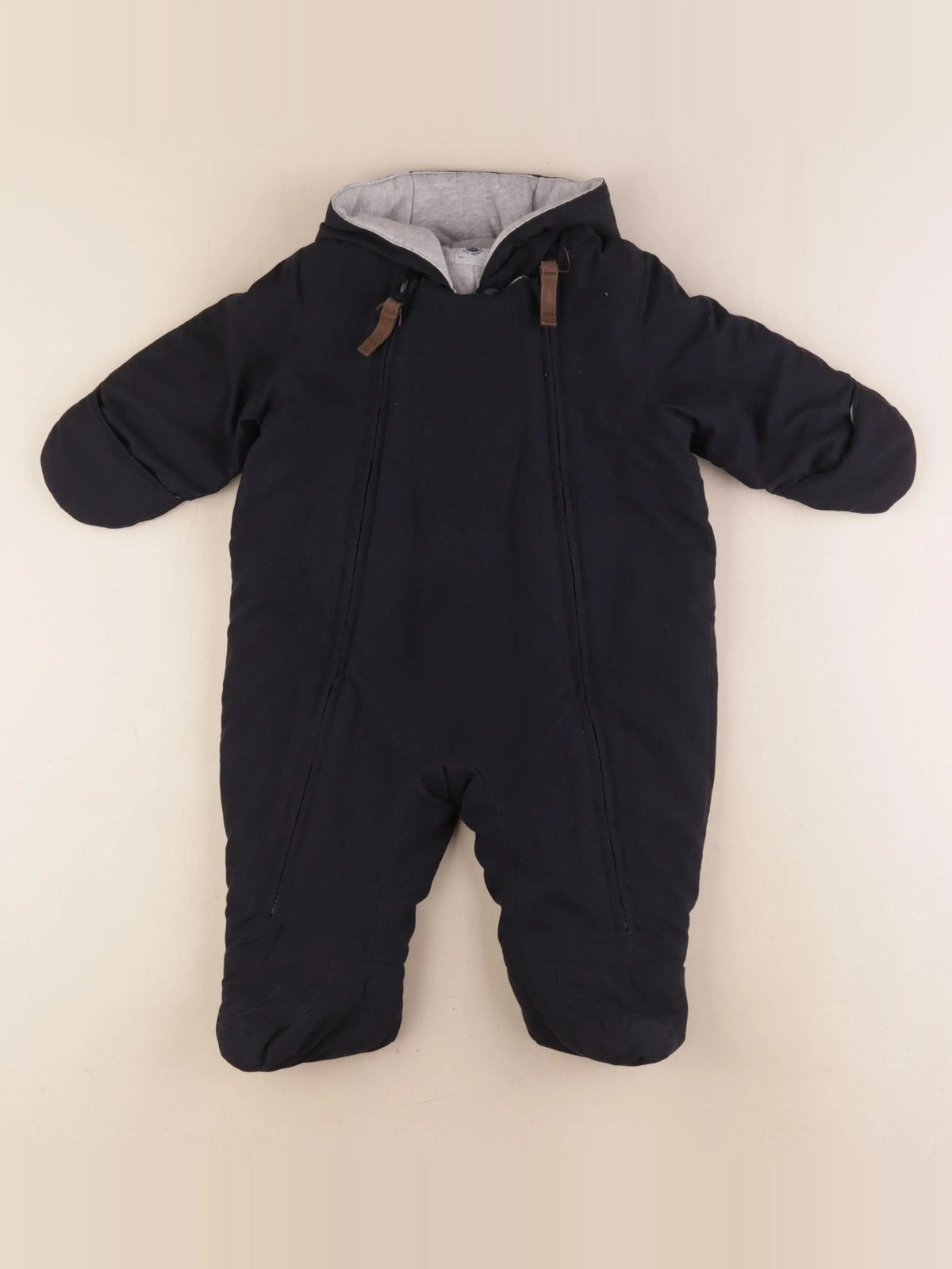 Petit Bateau - combi-pilote bleu - 6 mois