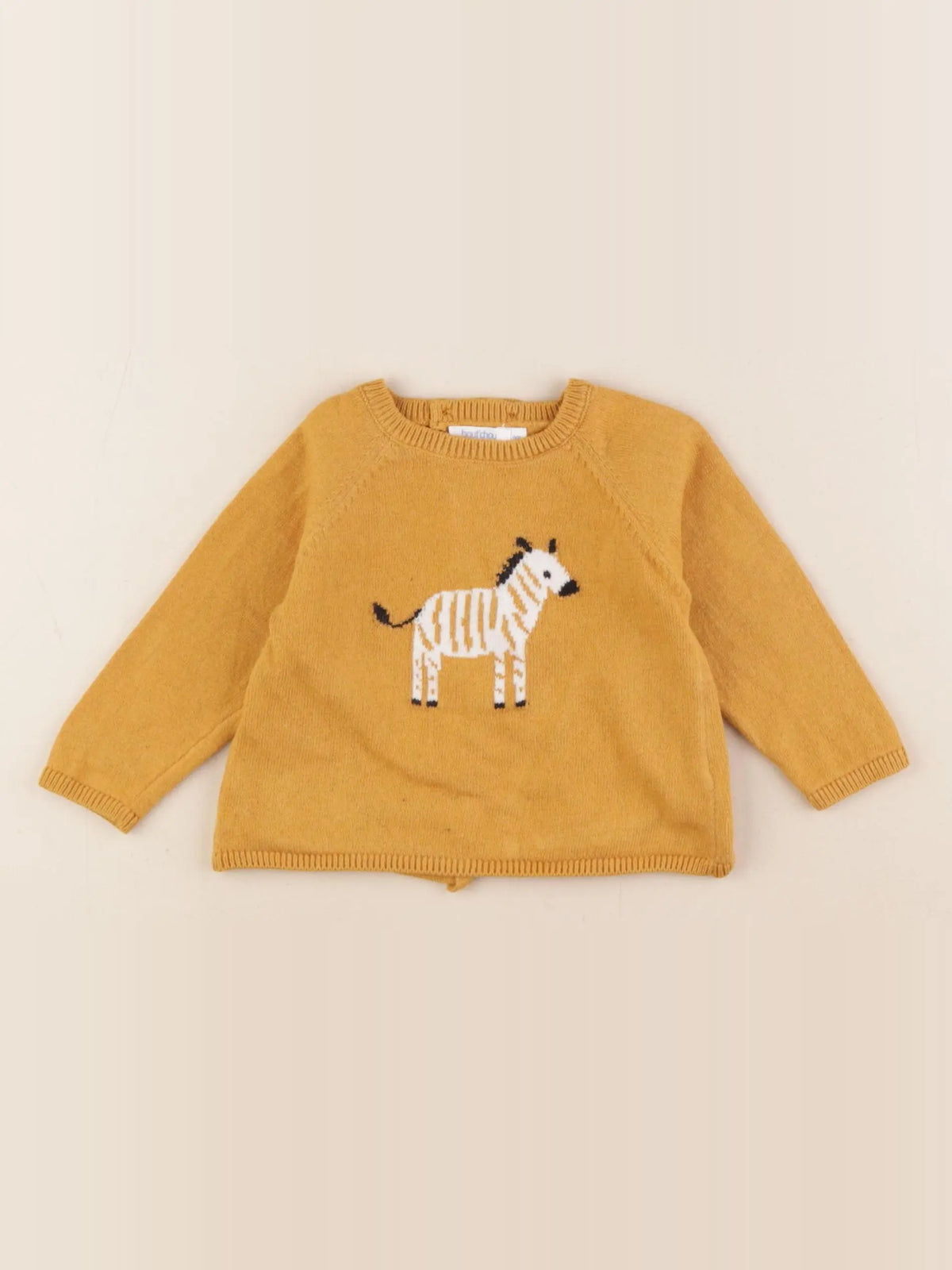 Boutchou - pull jaune - 6 mois
