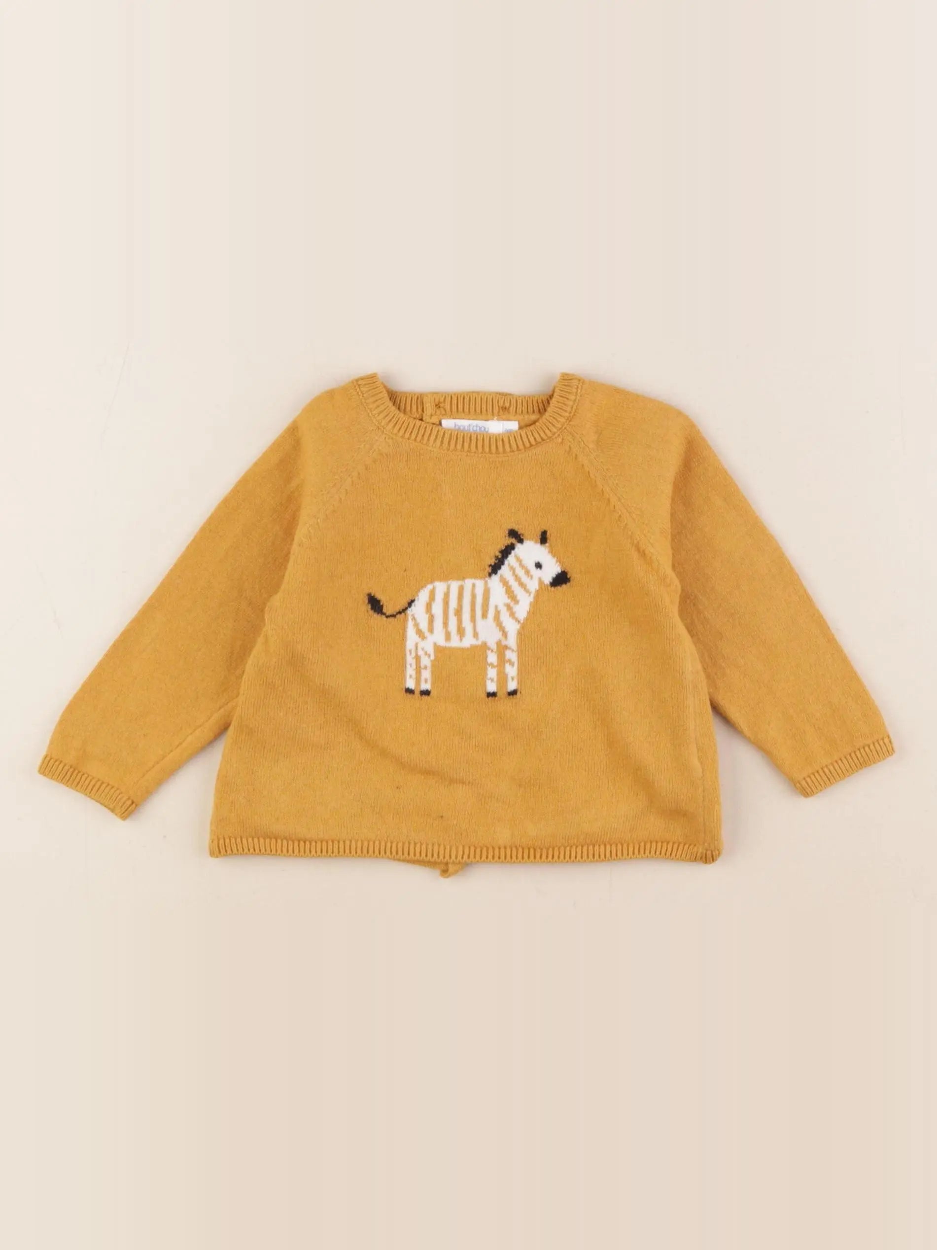 Boutchou - pull jaune - 6 mois
