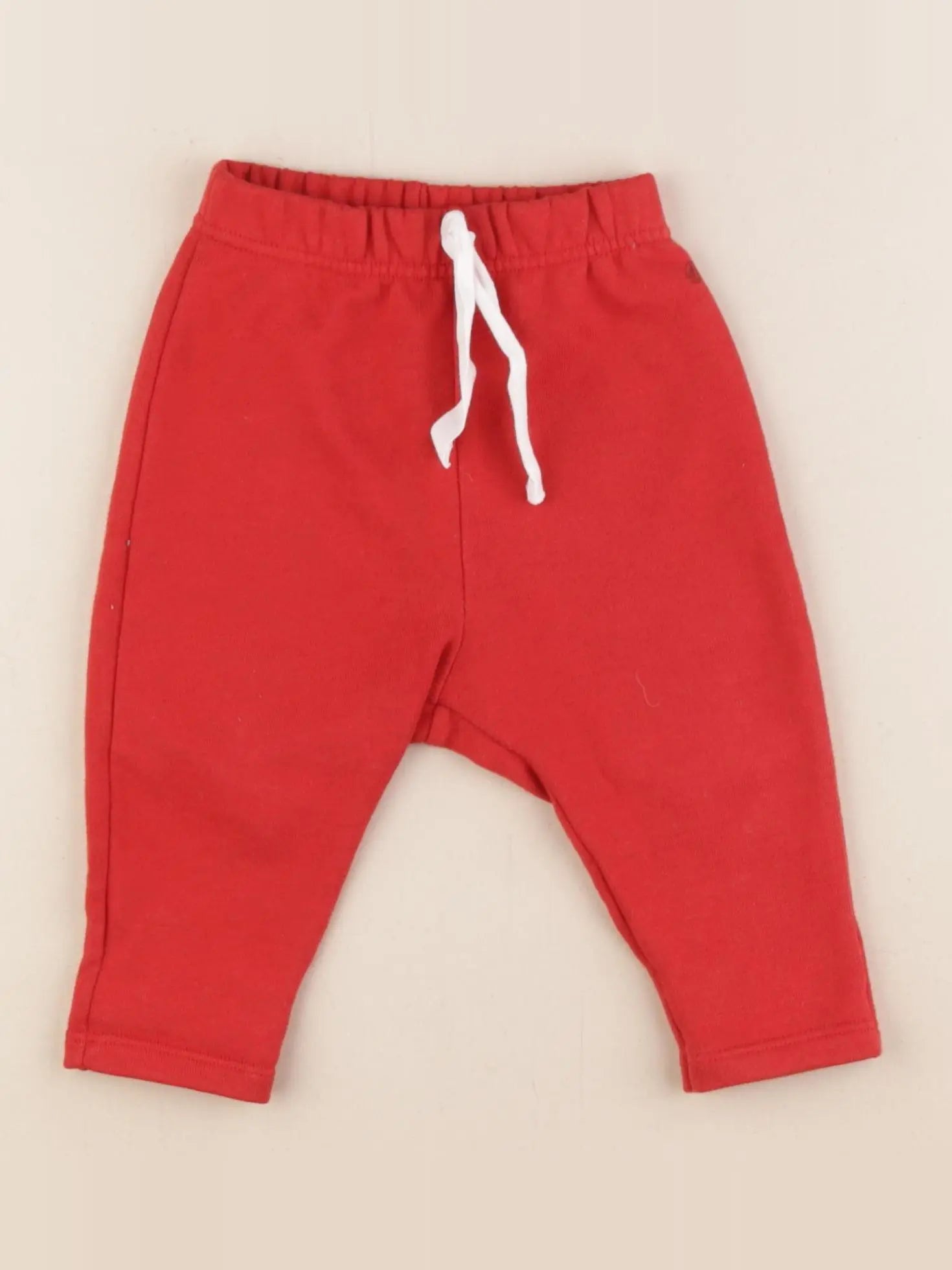 Petit Bateau - jogging rouge - 6 mois