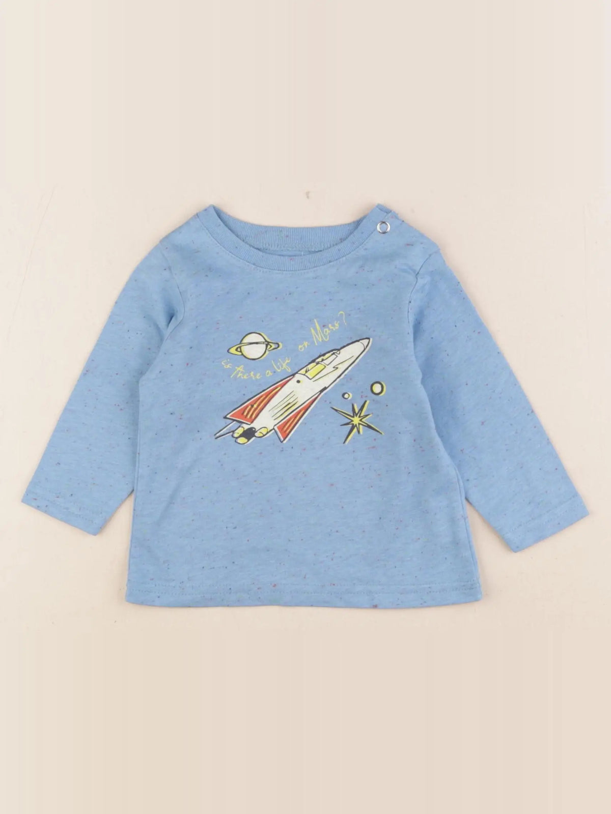 Arsène et les pipelettes - tee-shirt bleu - 6 mois