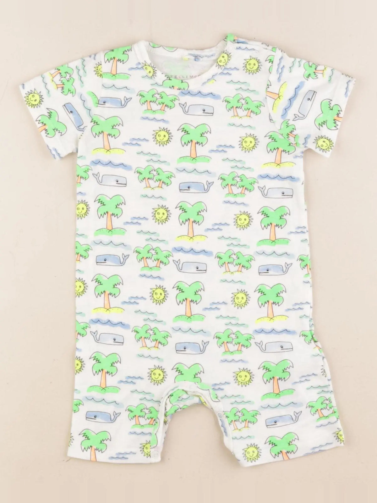 Stella McCartney Kids - pyjama coton multicolore - 3 mois