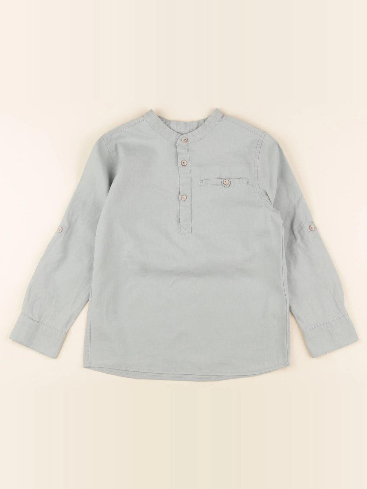 Vertbaudet - chemise vert - 8 ans