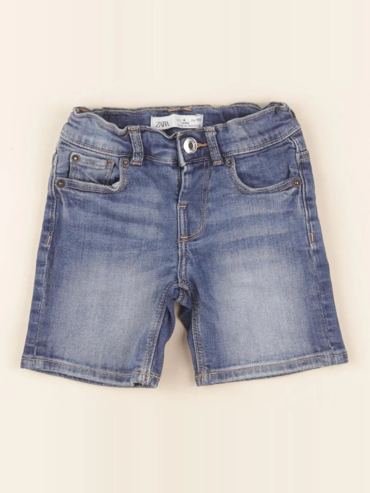 Zara - short bleu - 4 ans