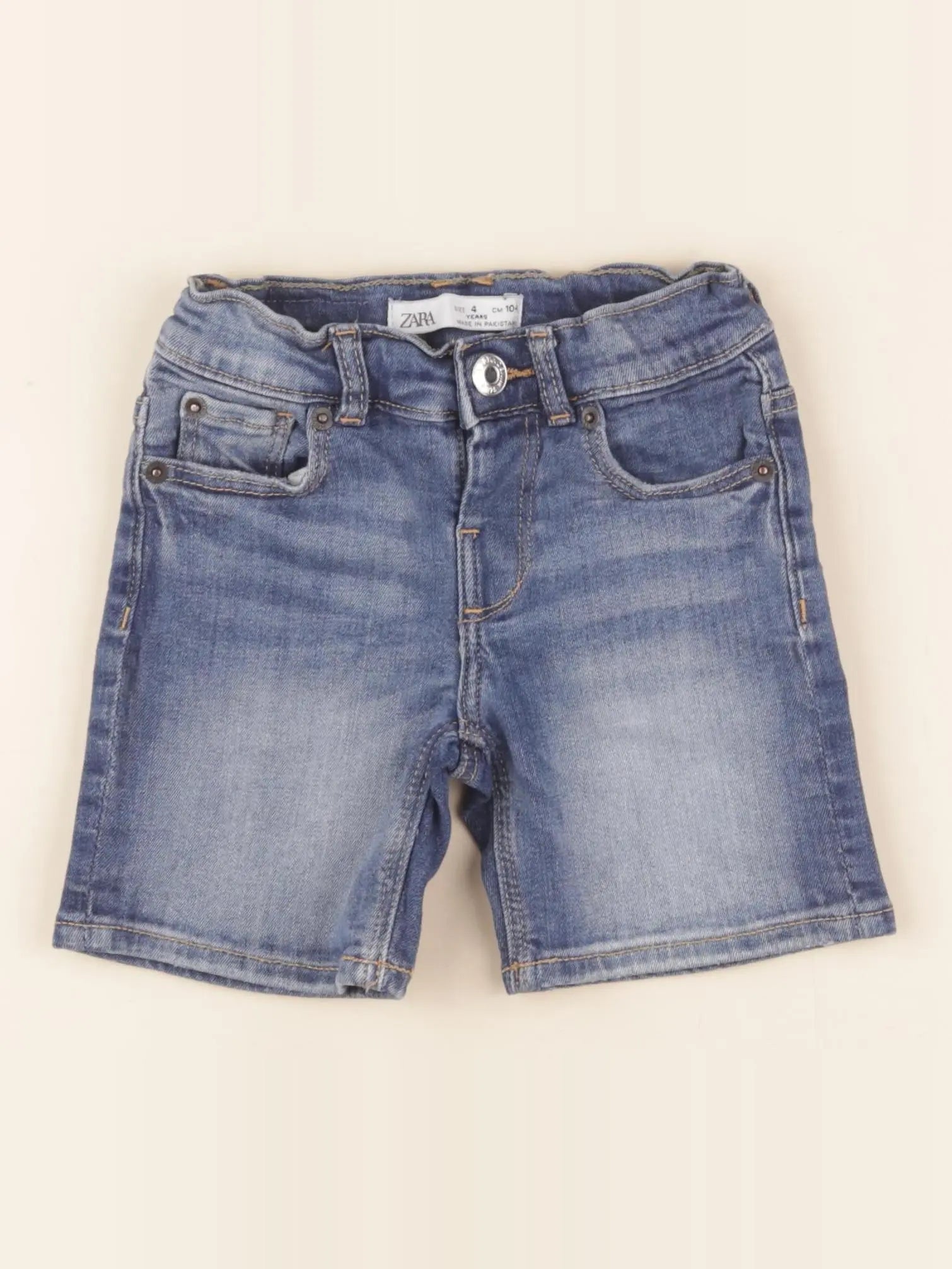 Zara - short bleu - 4 ans