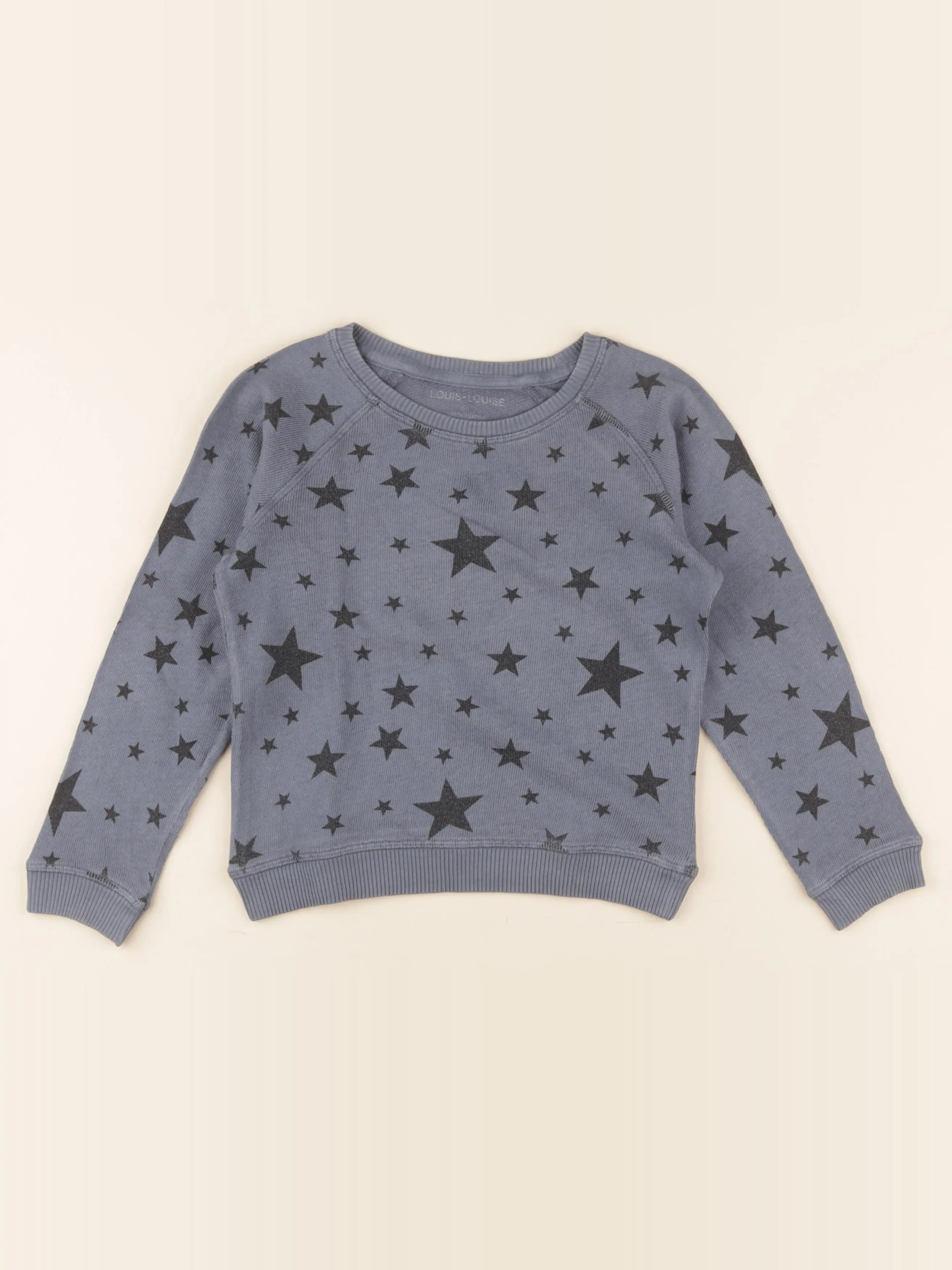 Louis Louise - pull bleu - 6 ans