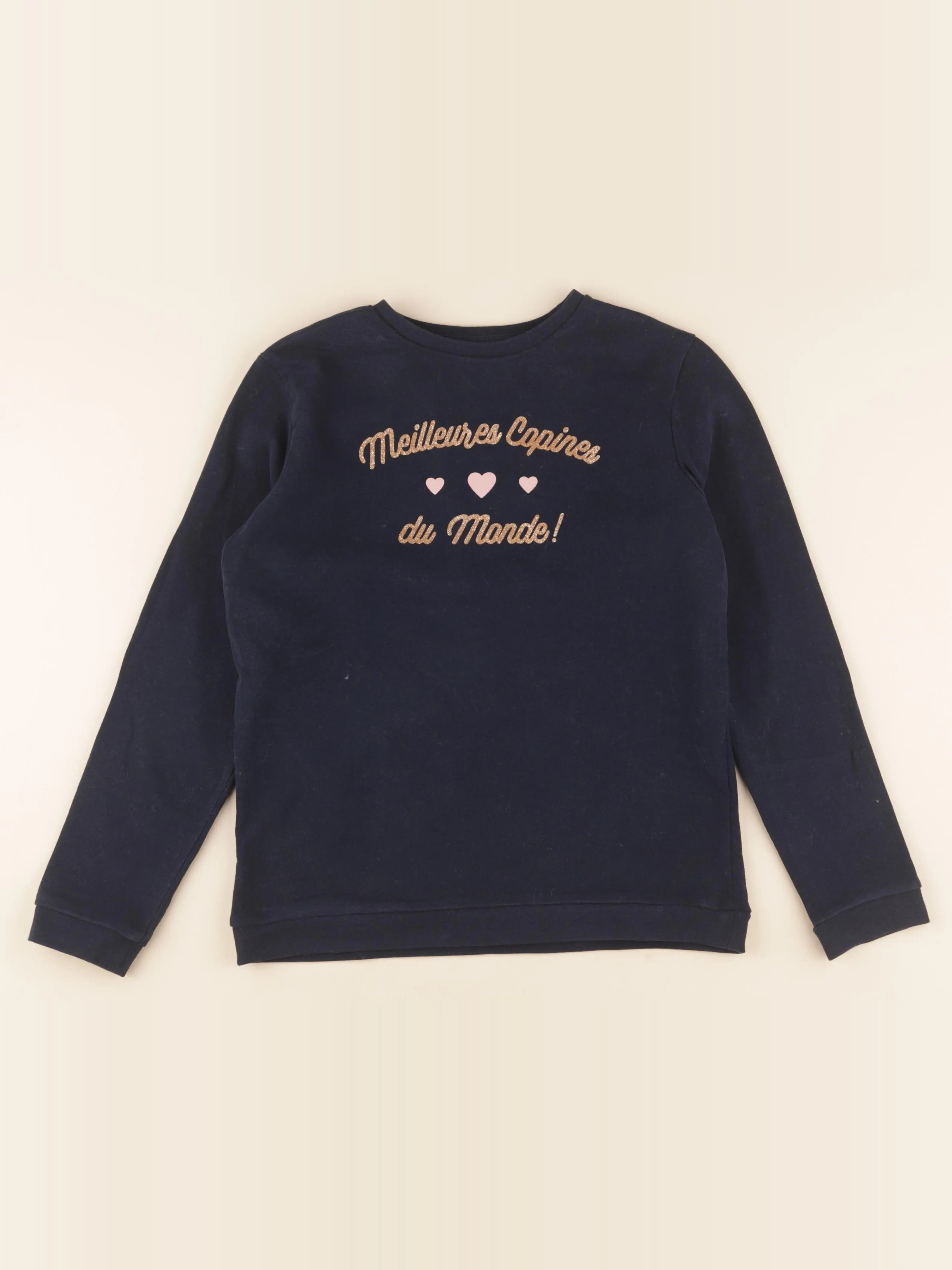 Vertbaudet - sweat bleu - 12 ans