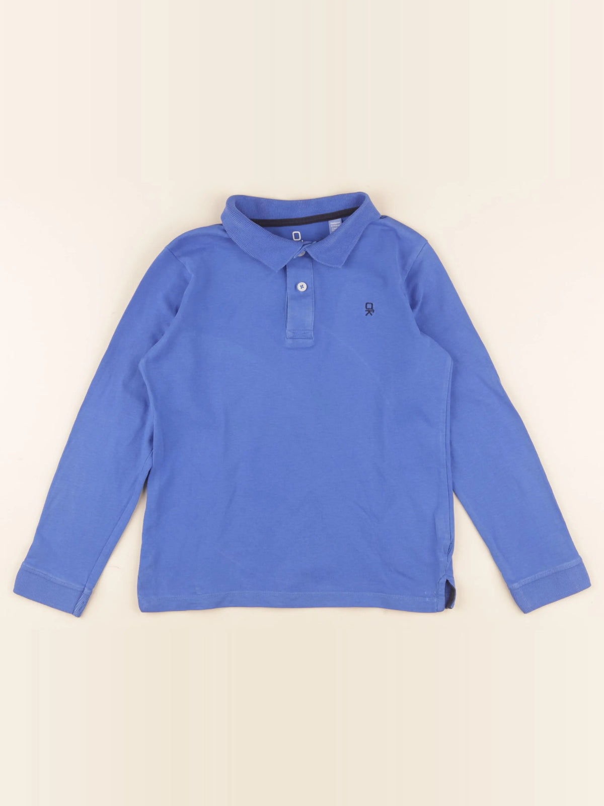 Okaidi - polo bleu - 8 ans