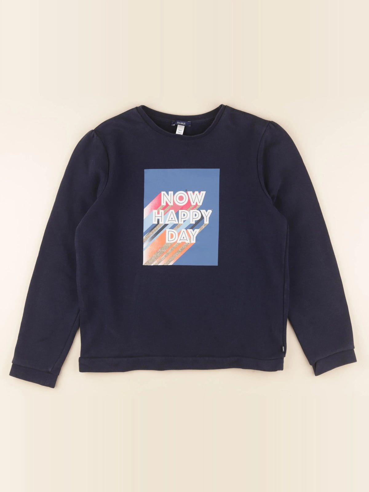 Okaidi - sweat bleu - 14 ans