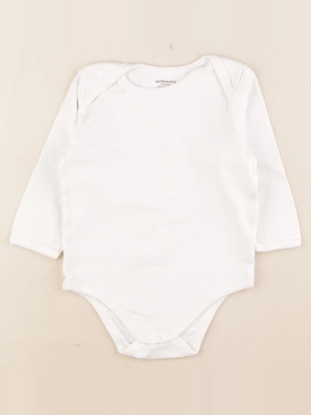 Vertbaudet - body blanc - 18 mois