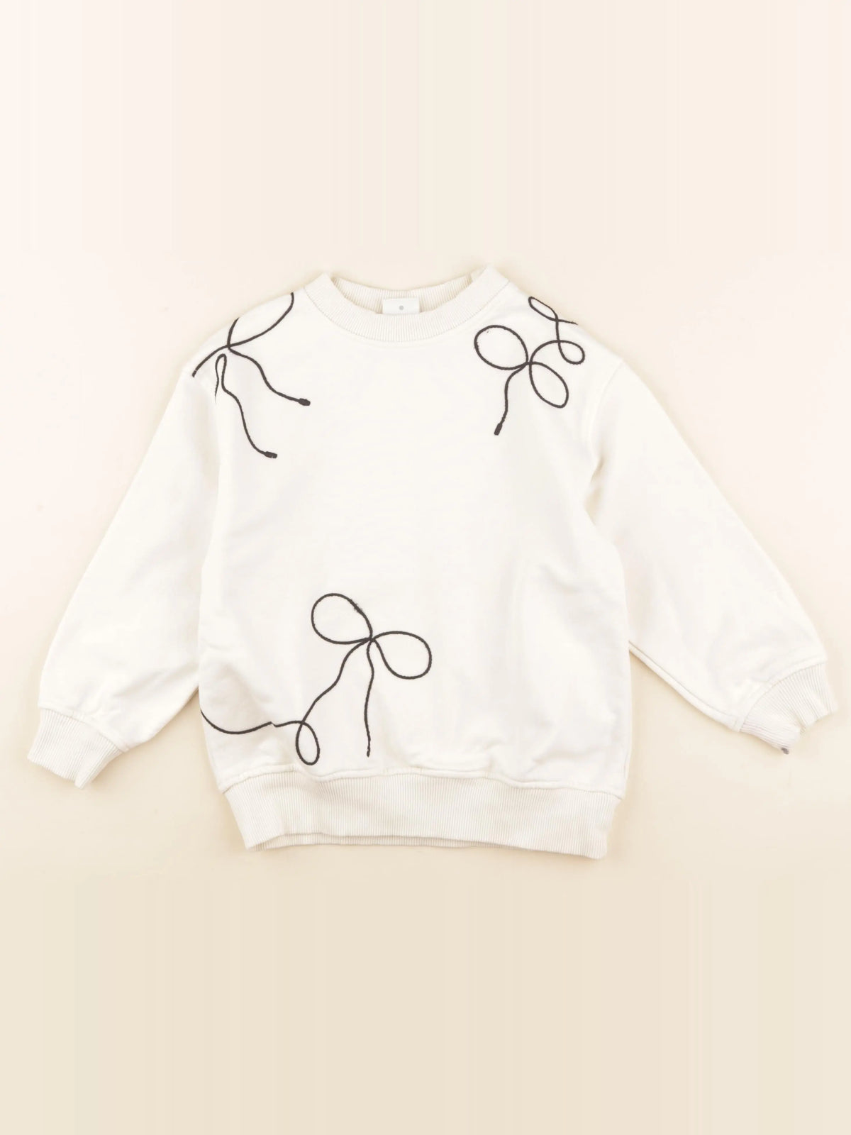 Zara - sweat beige - 6/7 ans