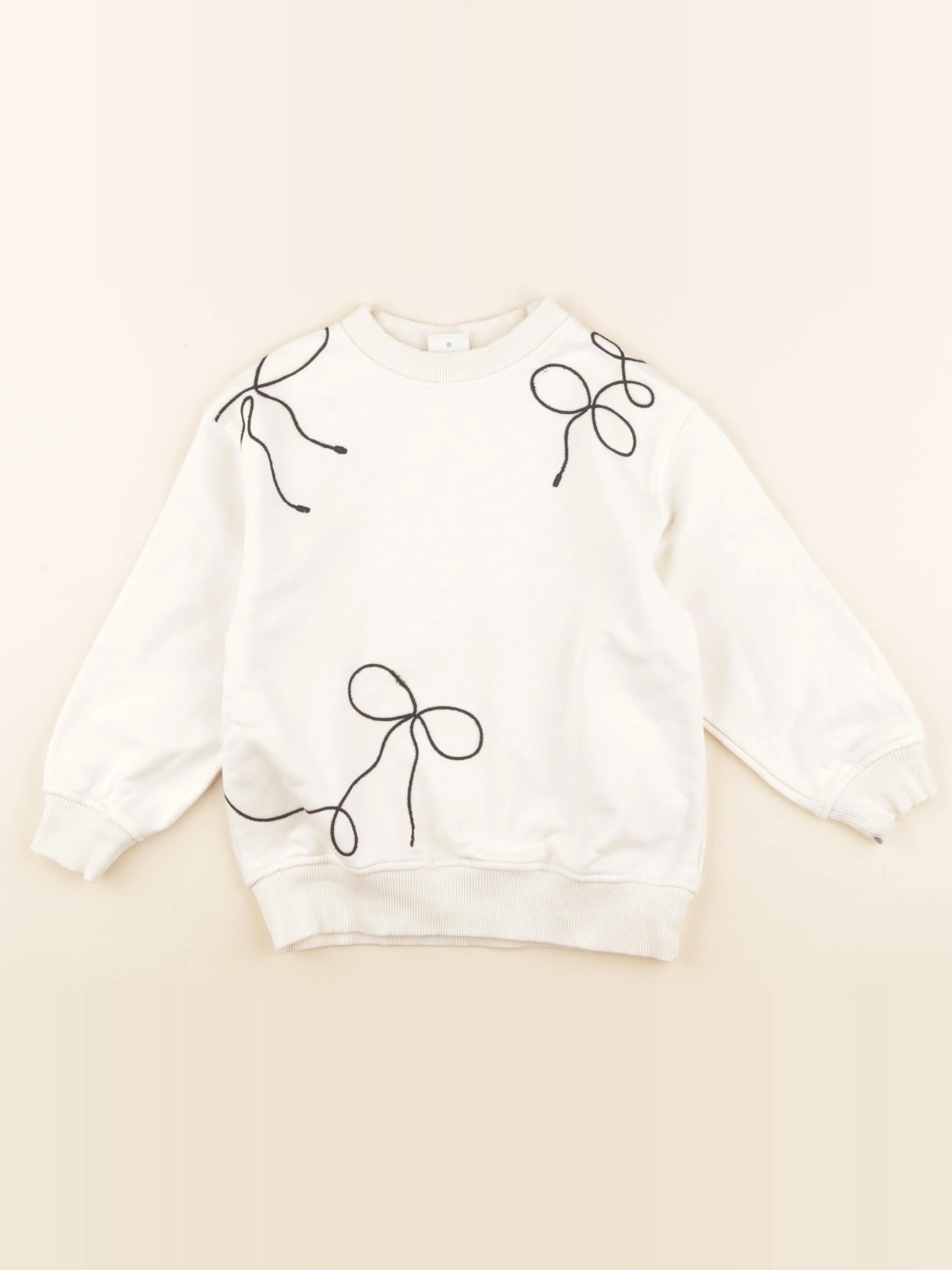 Zara - sweat beige - 6/7 ans