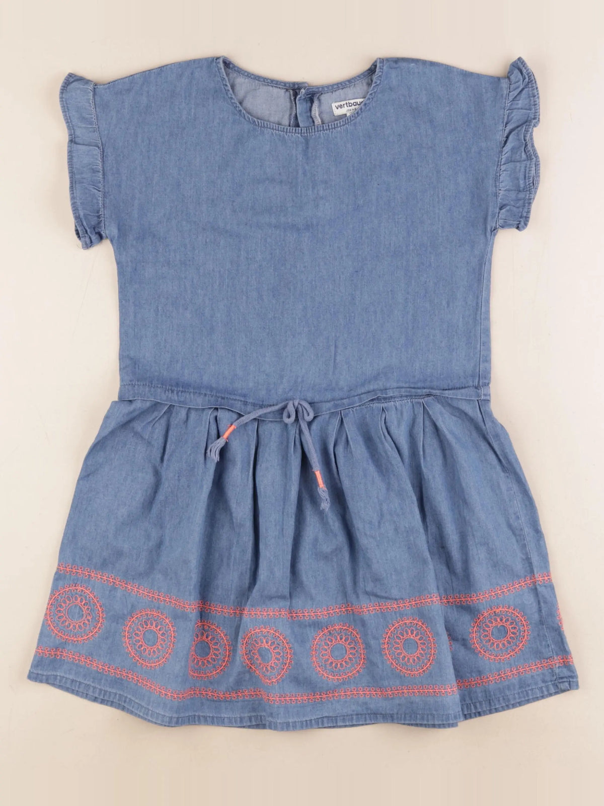 Vertbaudet - robe bleu - 8 ans