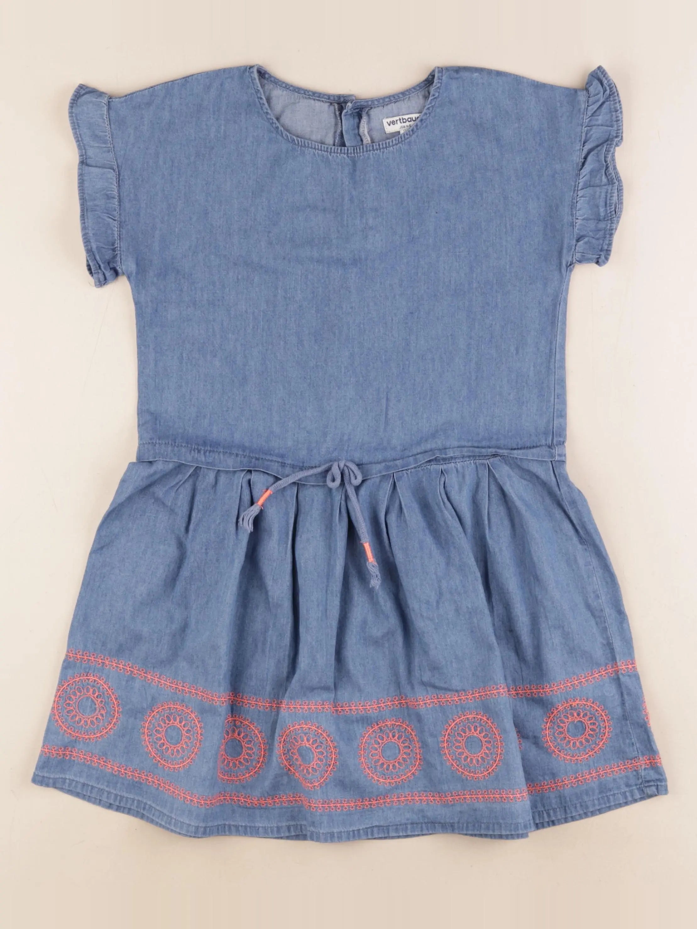 Vertbaudet - robe bleu - 8 ans