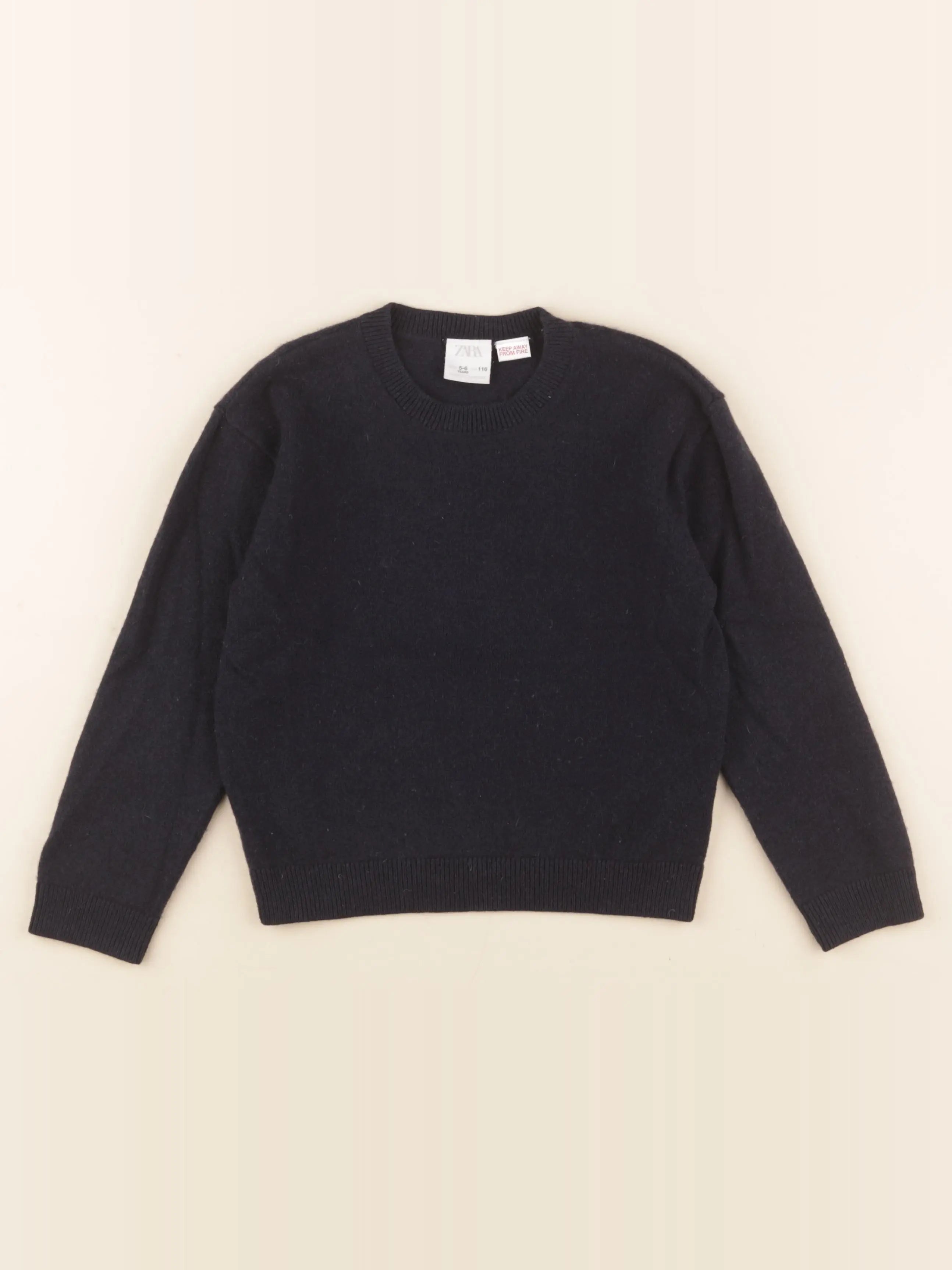 Zara - pull bleu - 5/6 ans