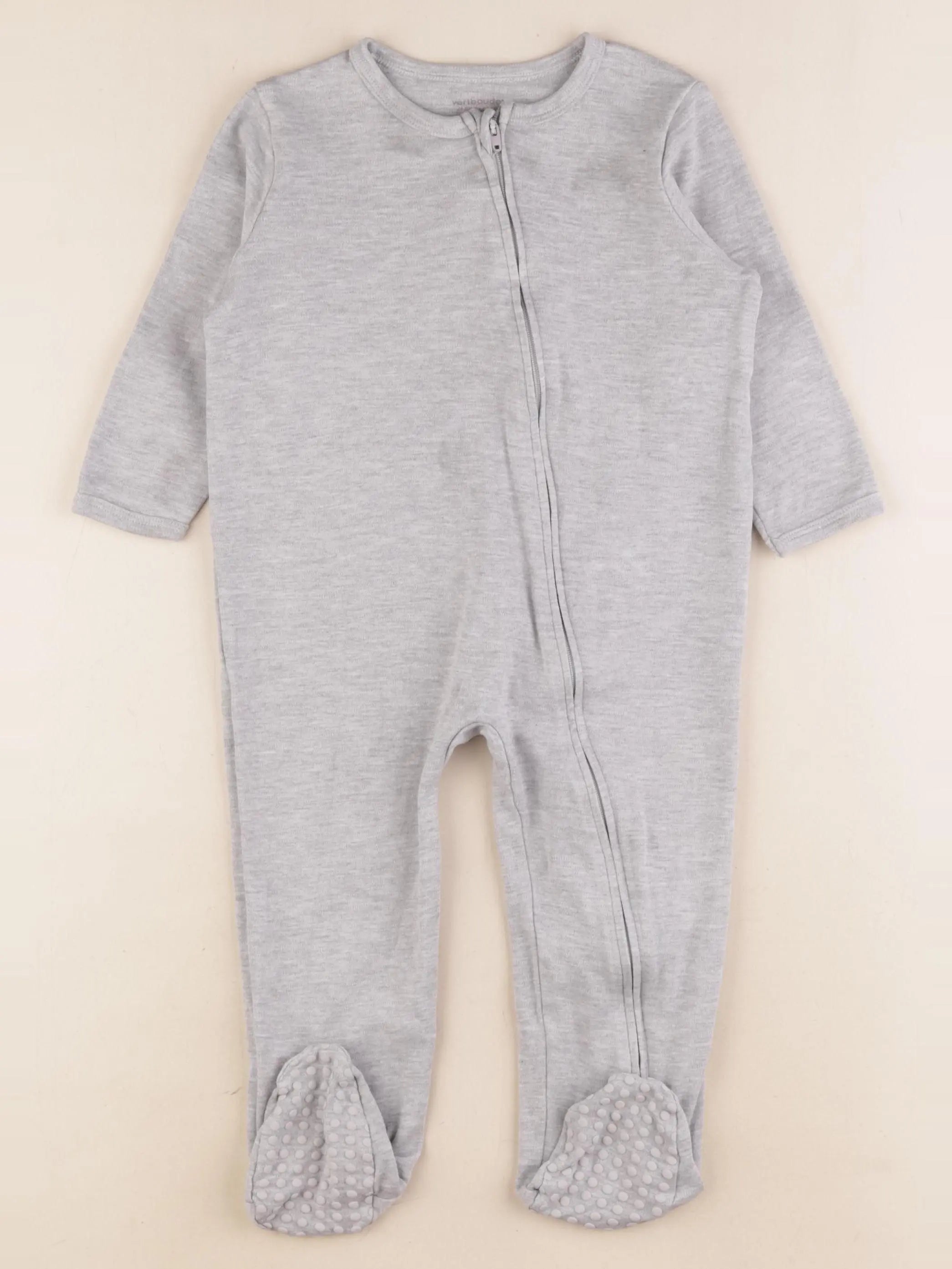 Vertbaudet - pyjama coton gris - 24 mois