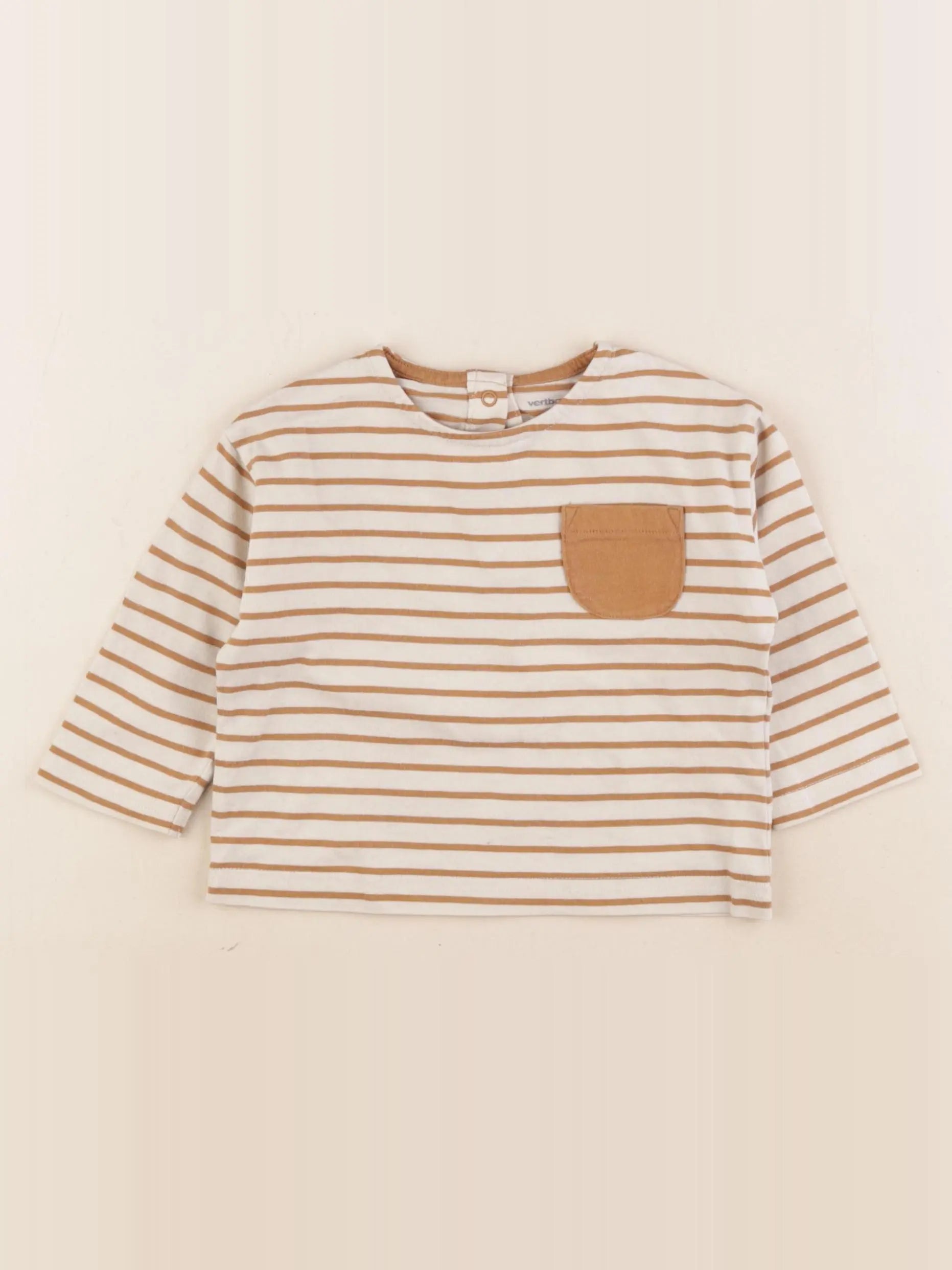 Vertbaudet - tee-shirt multicolore - 12 mois