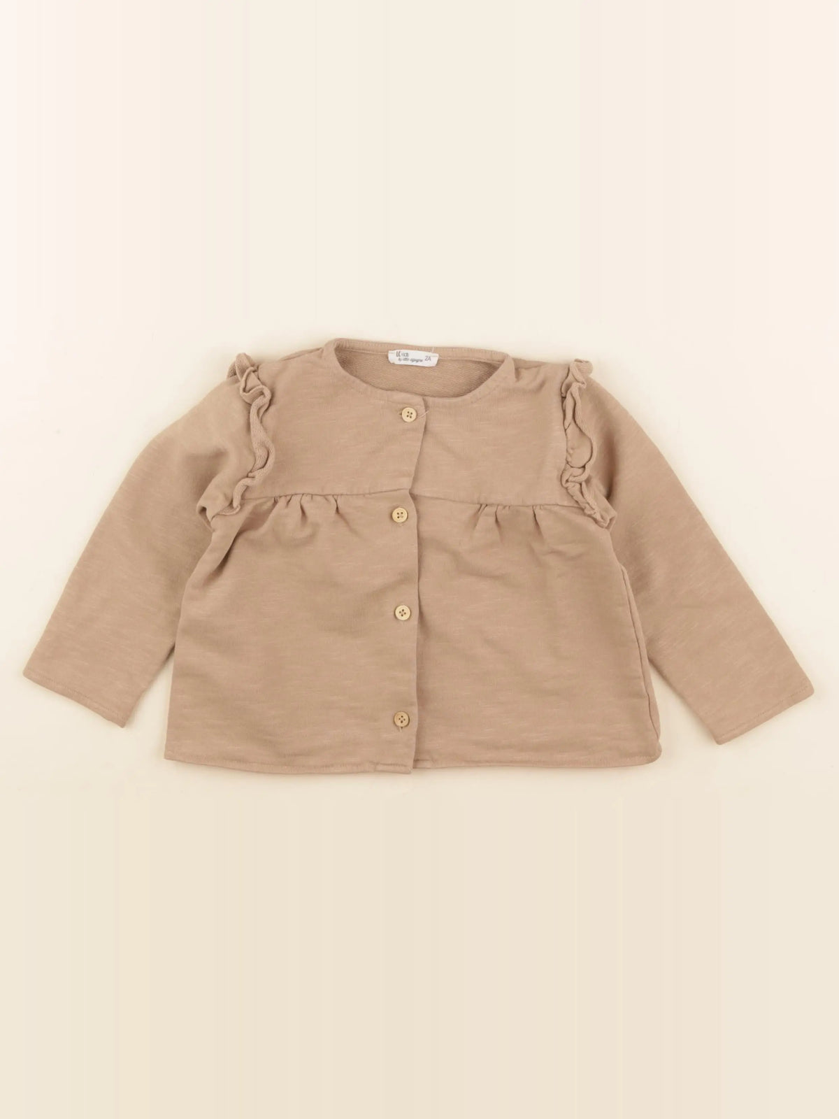Little Cigogne - sweat beige - 2 ans