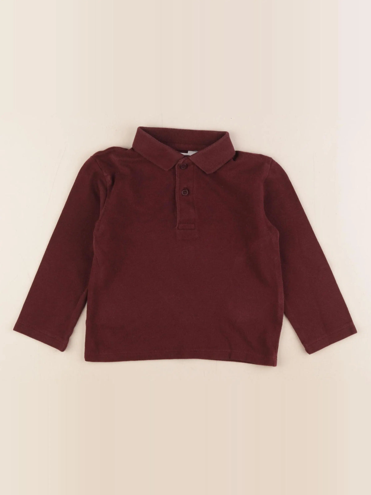H&M - polo rouge - 1 an à 2 ans