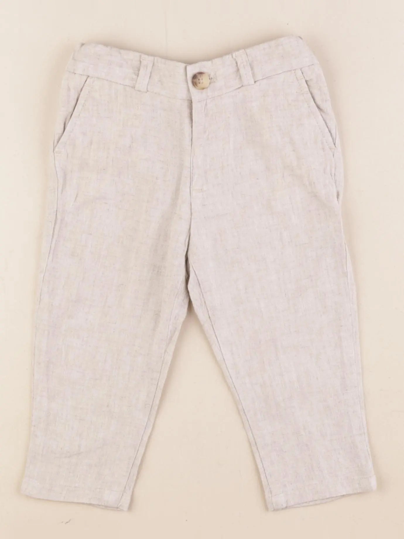Zara - pantalon beige - 1 an à 2 ans