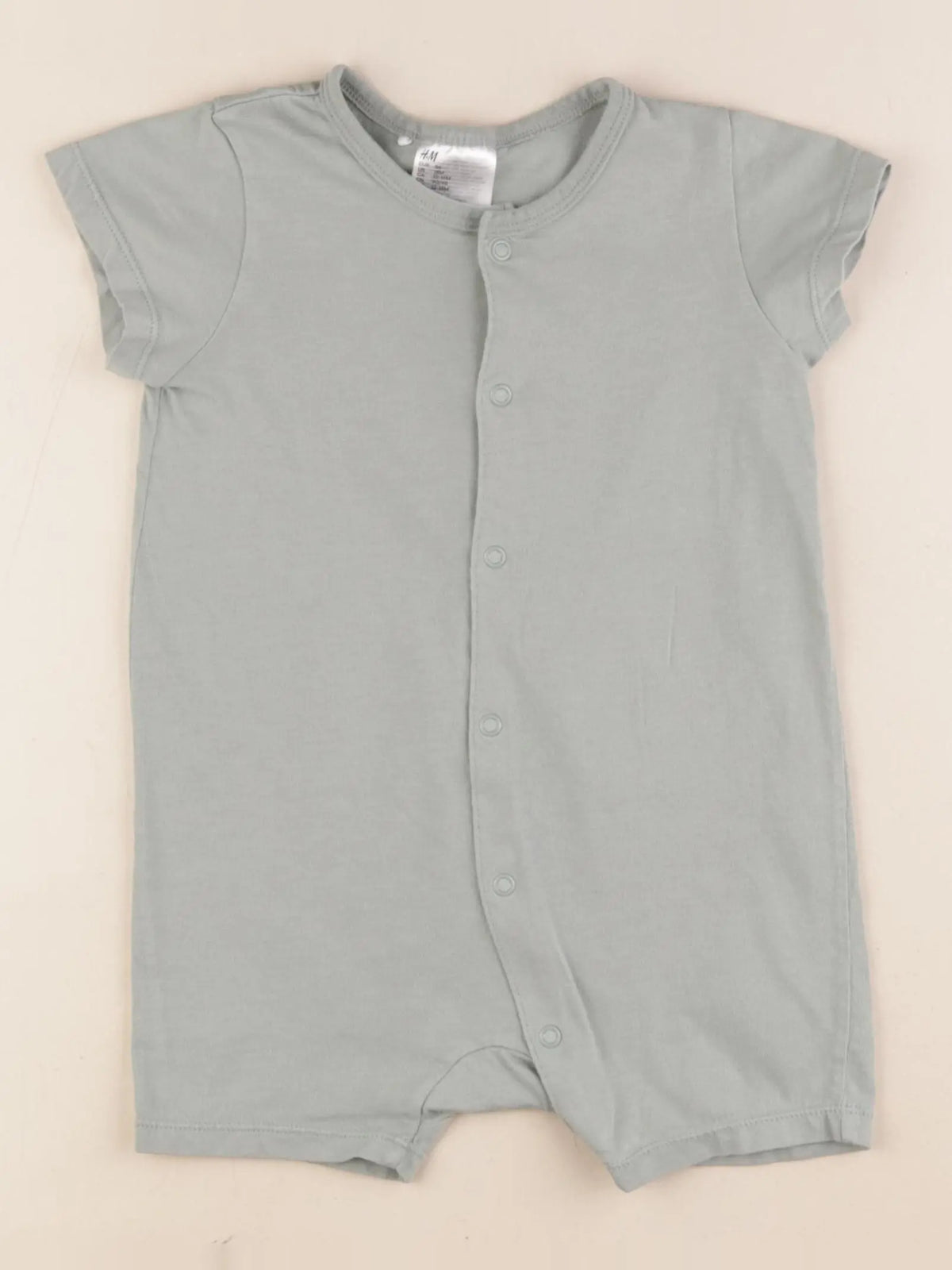 H&M - combinaison vert - 12 mois