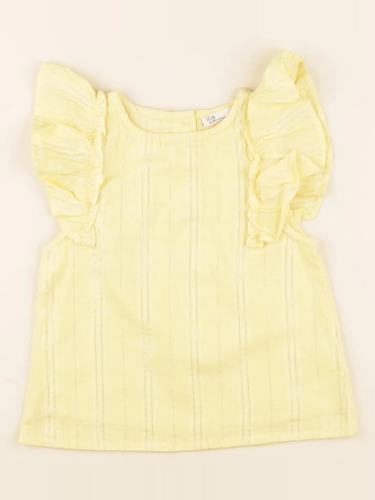 Little Cigogne - blouse jaune - 3 ans