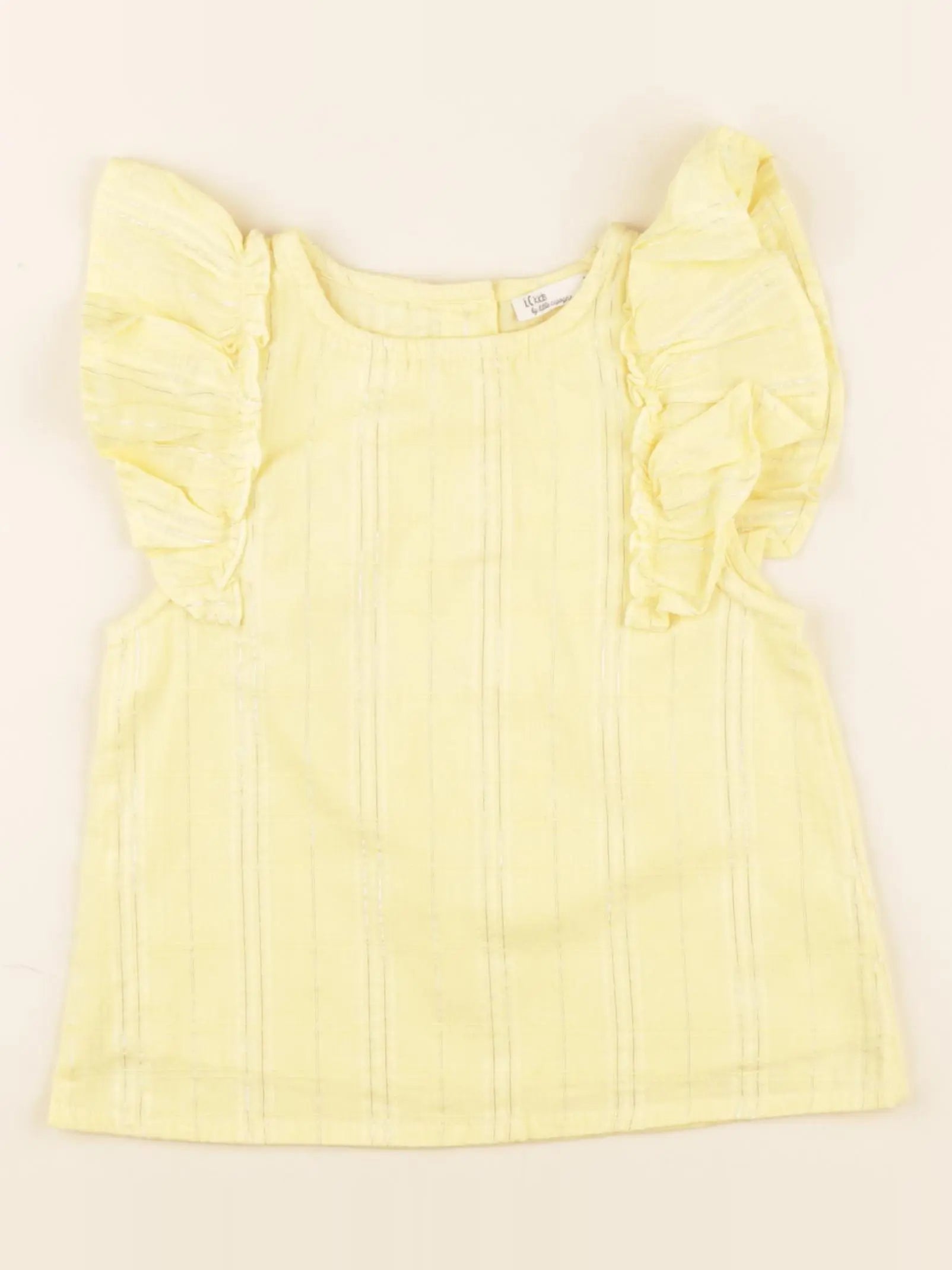 Little Cigogne - blouse jaune - 3 ans