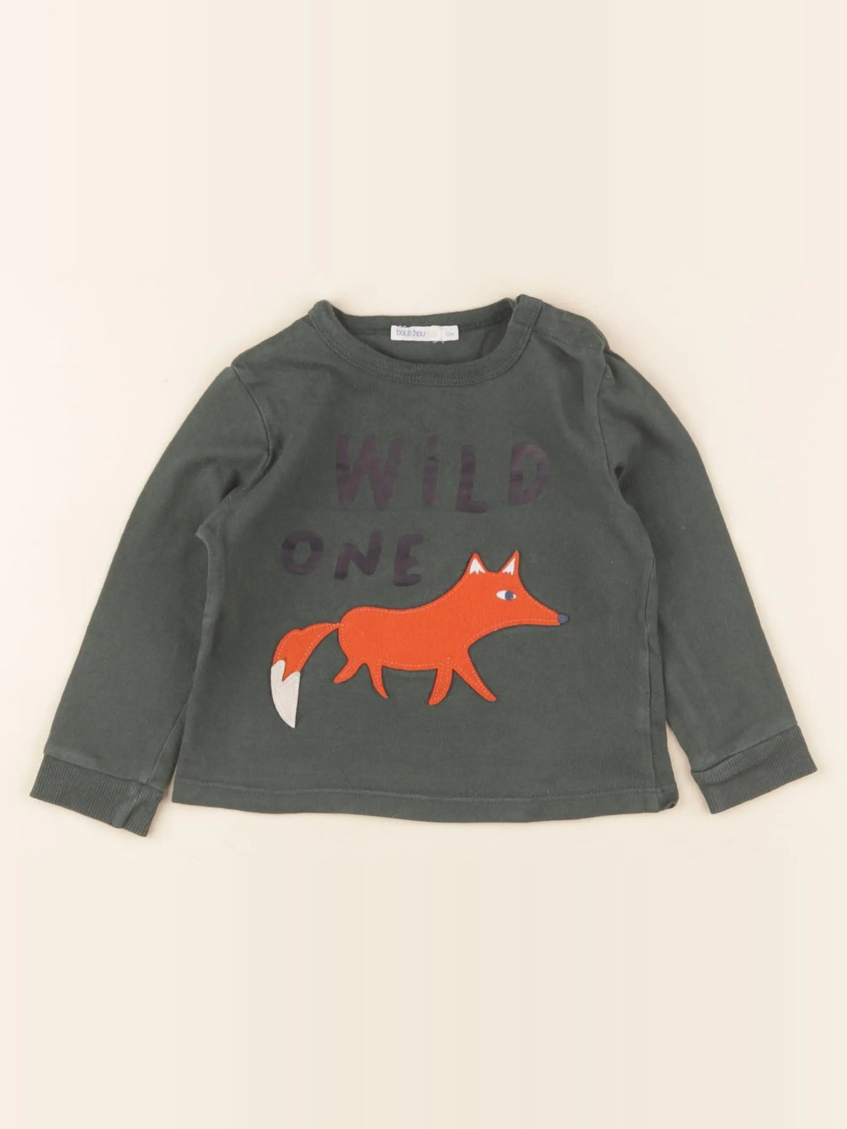Boutchou - tee-shirt vert - 12 mois