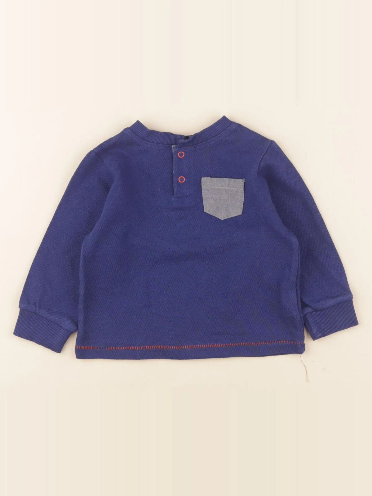 Cadet Rousselle - polo bleu - 12 mois