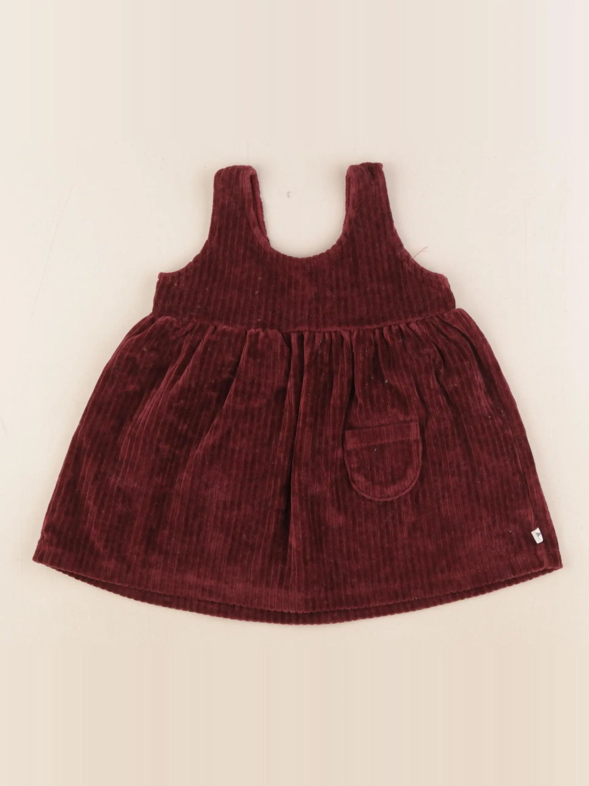 Arsène et les pipelettes - robe rouge - 12 mois