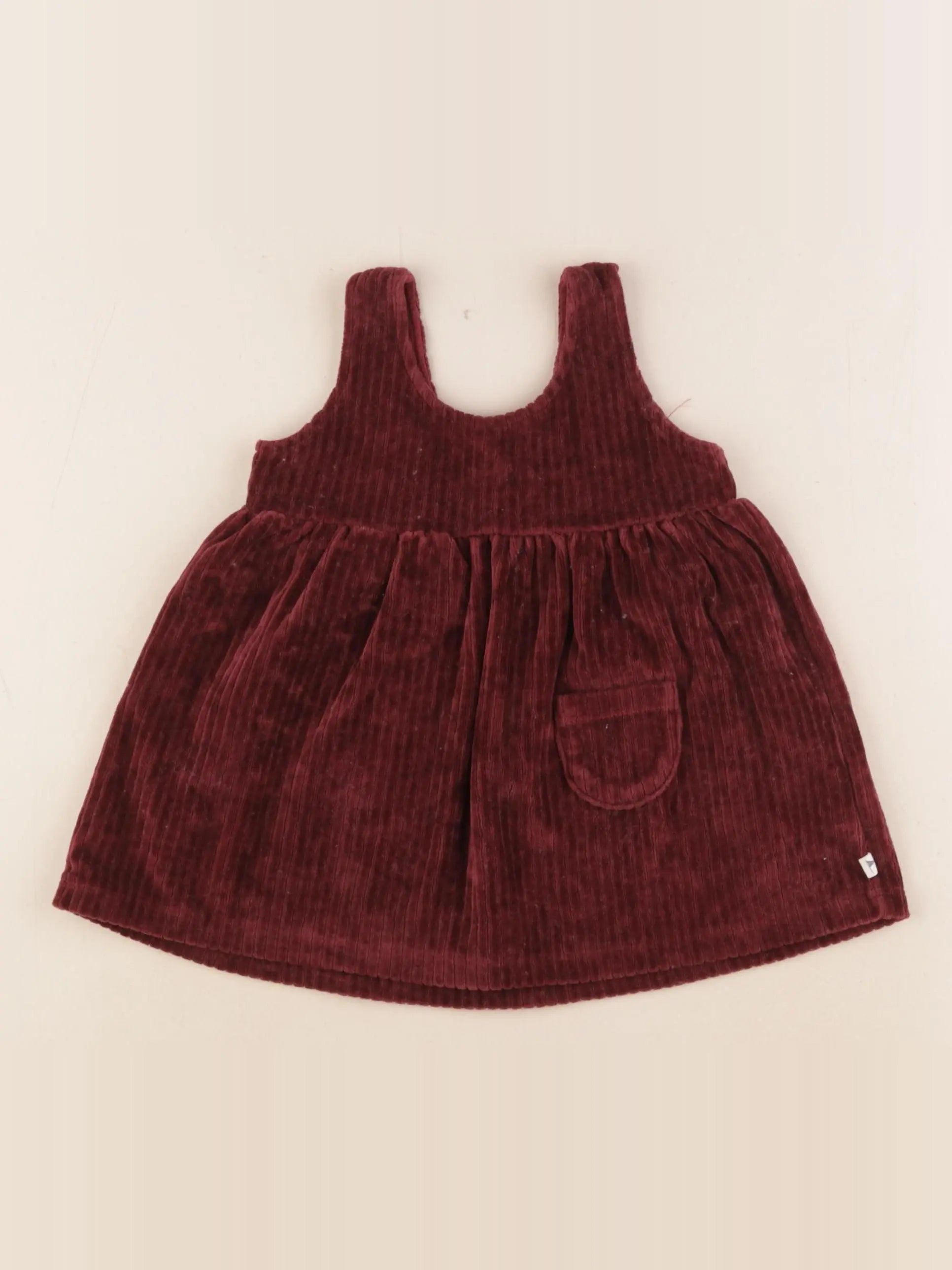 Arsène et les pipelettes - robe rouge - 12 mois