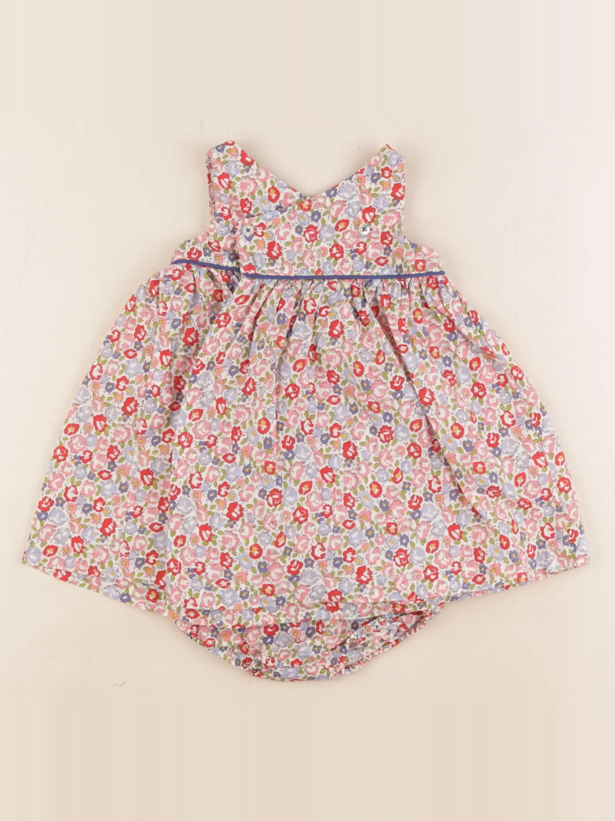 Boutchou - robe multicolore - 6 mois