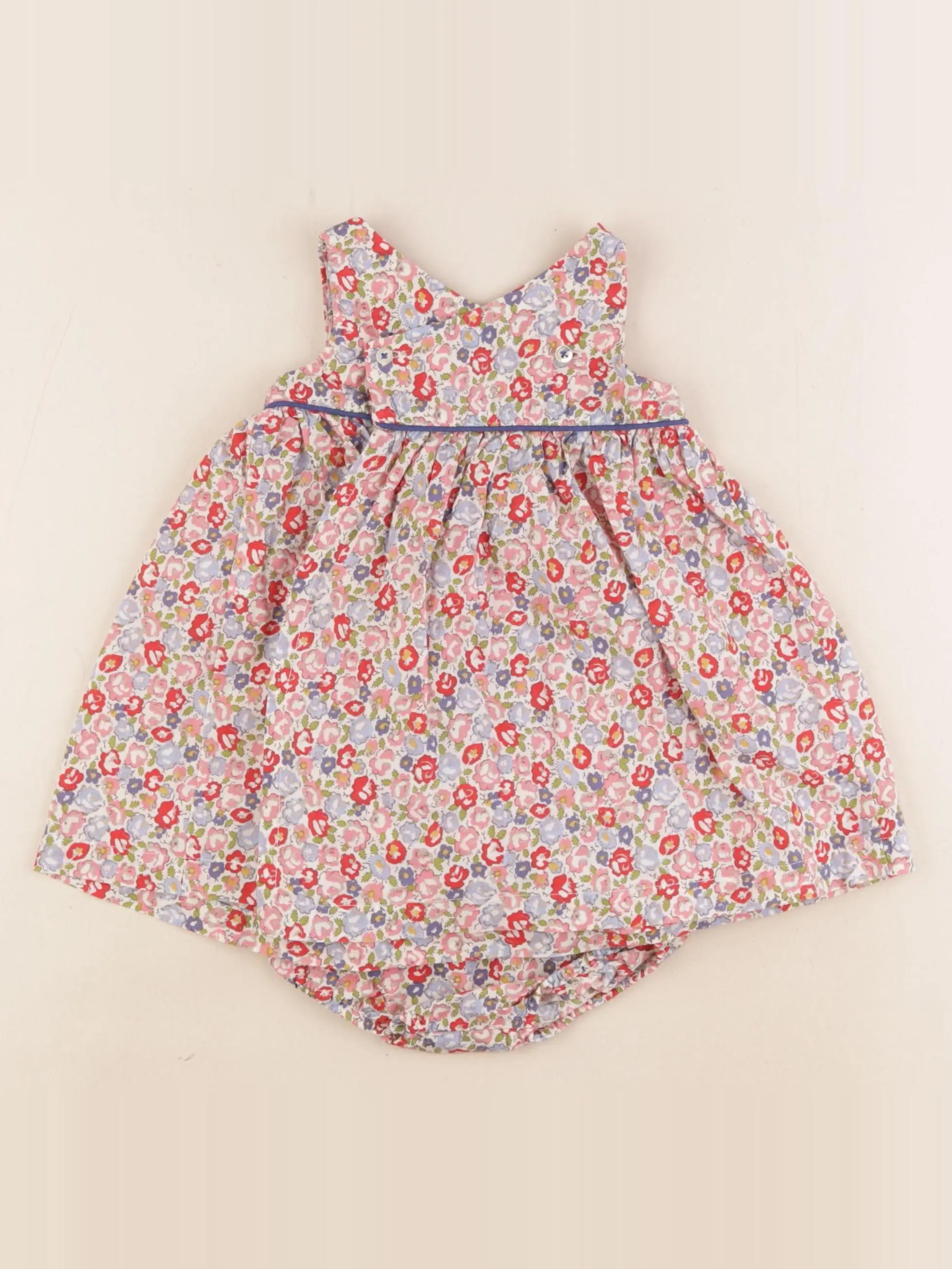 Boutchou - robe multicolore - 6 mois