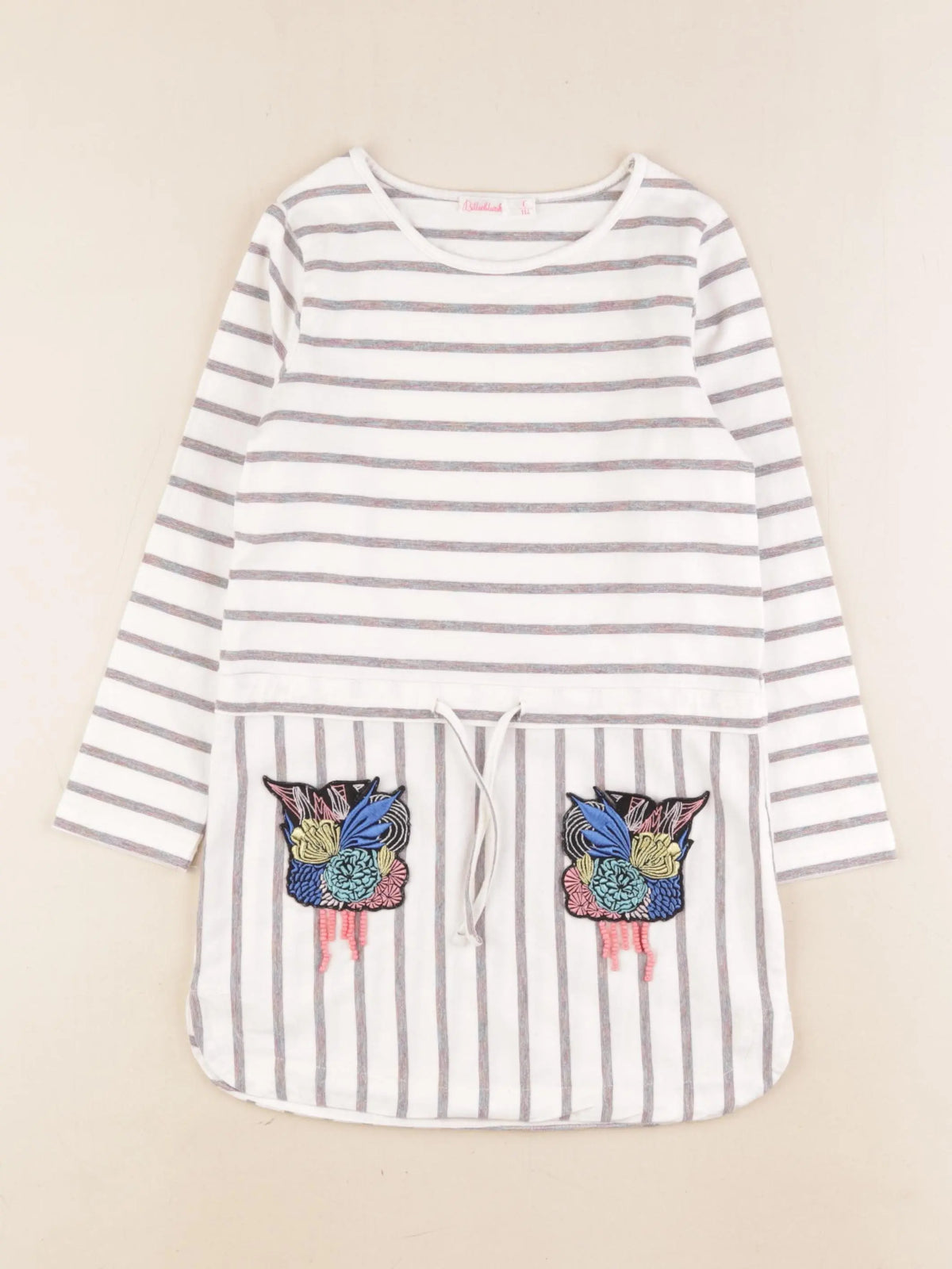 Billie Blush - robe multicolore, beige - 6 ans