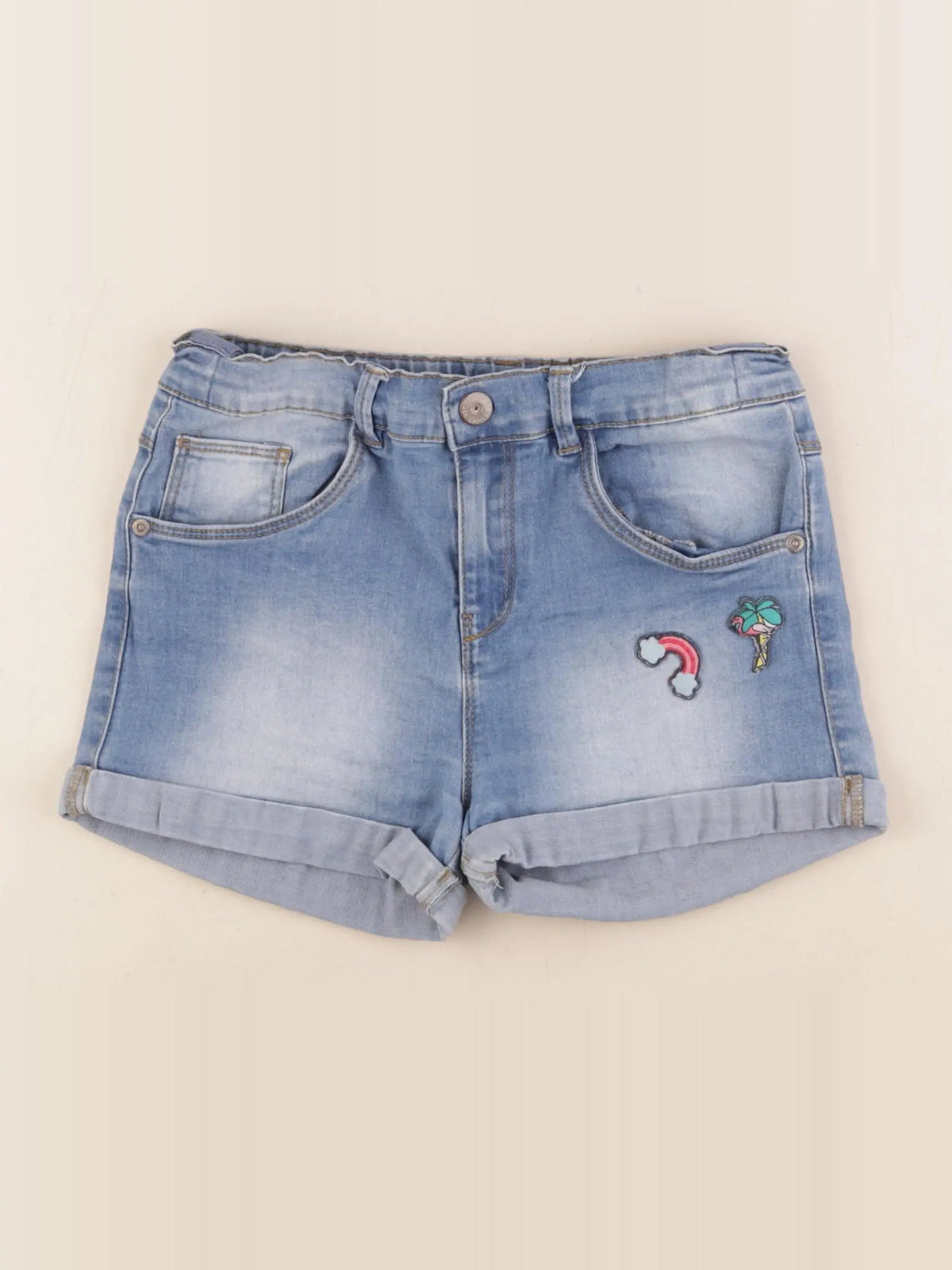 Vertbaudet - short bleu - 10 ans