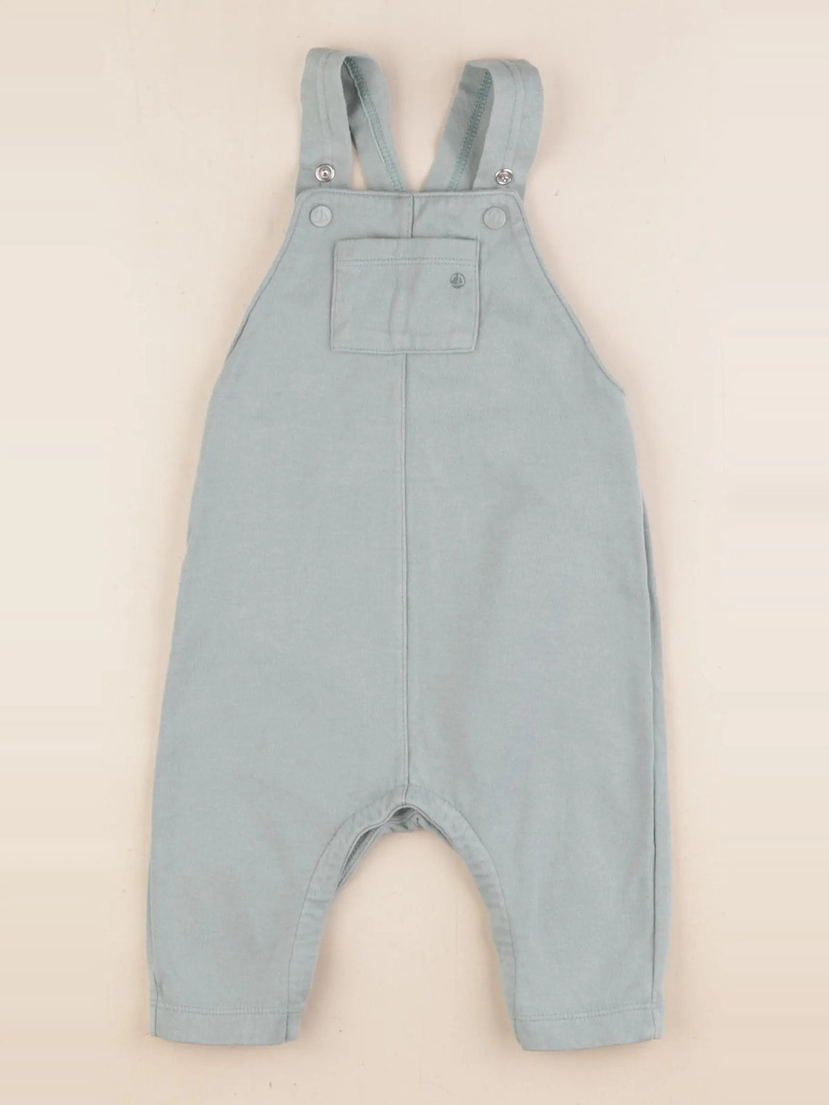 Petit Bateau - salopette vert - 12 mois