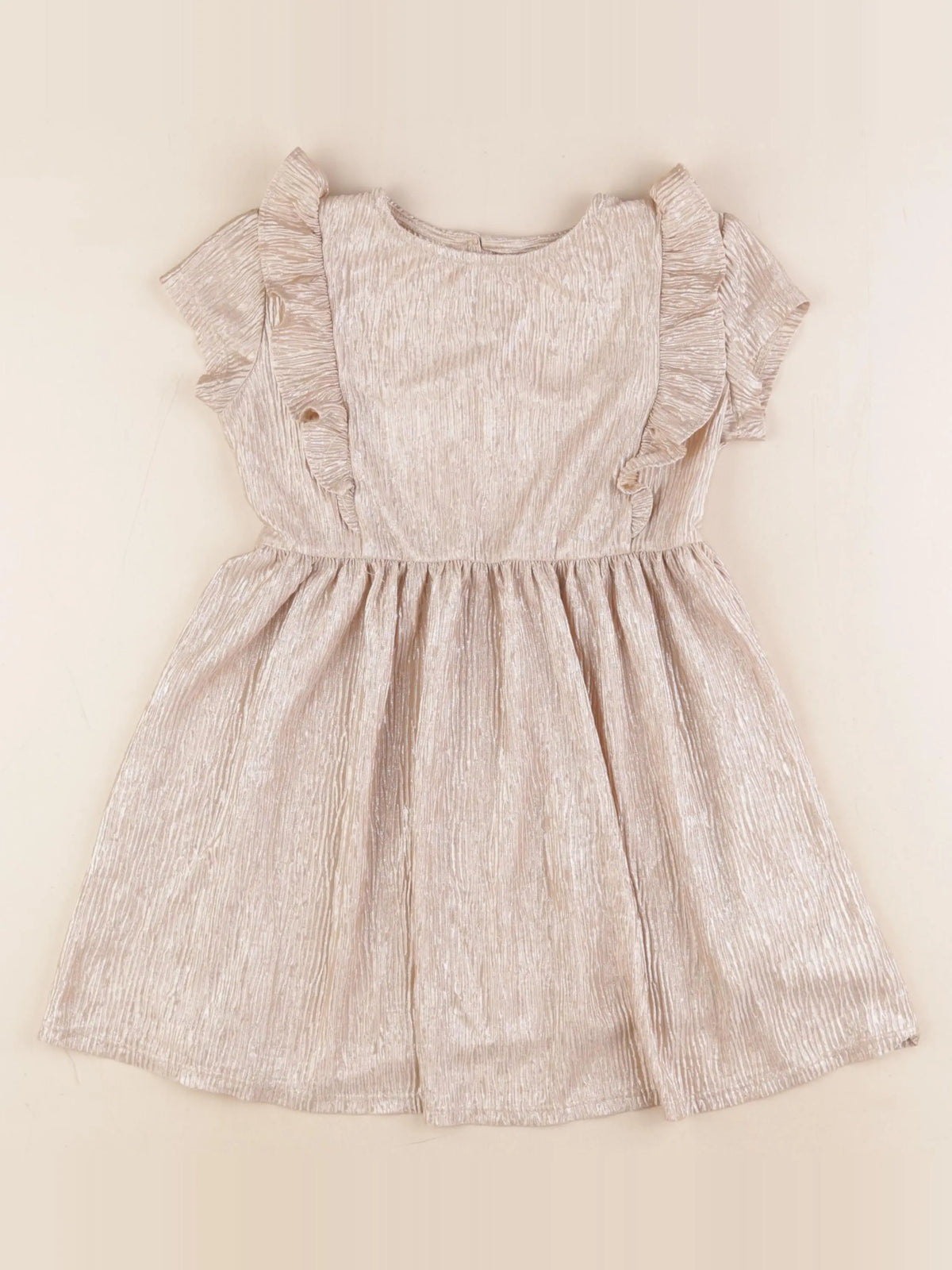Vertbaudet - robe or - 4 ans